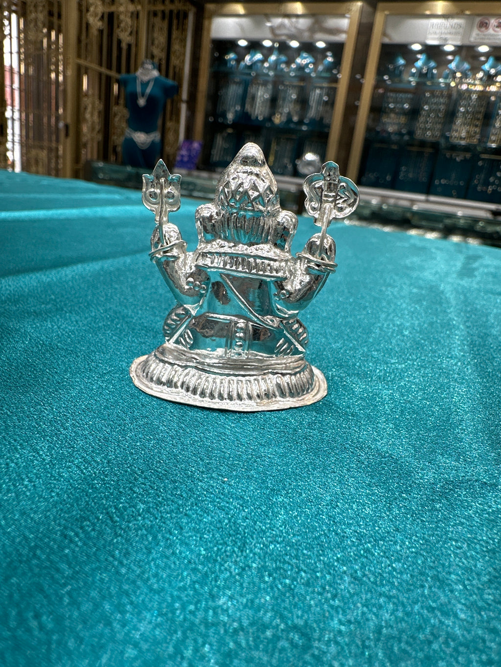 Silver Ganesh Ji Idol