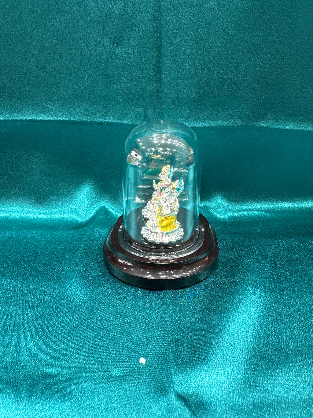 Pure Silver Lakshmi Ganesh ji Idol (Murti)