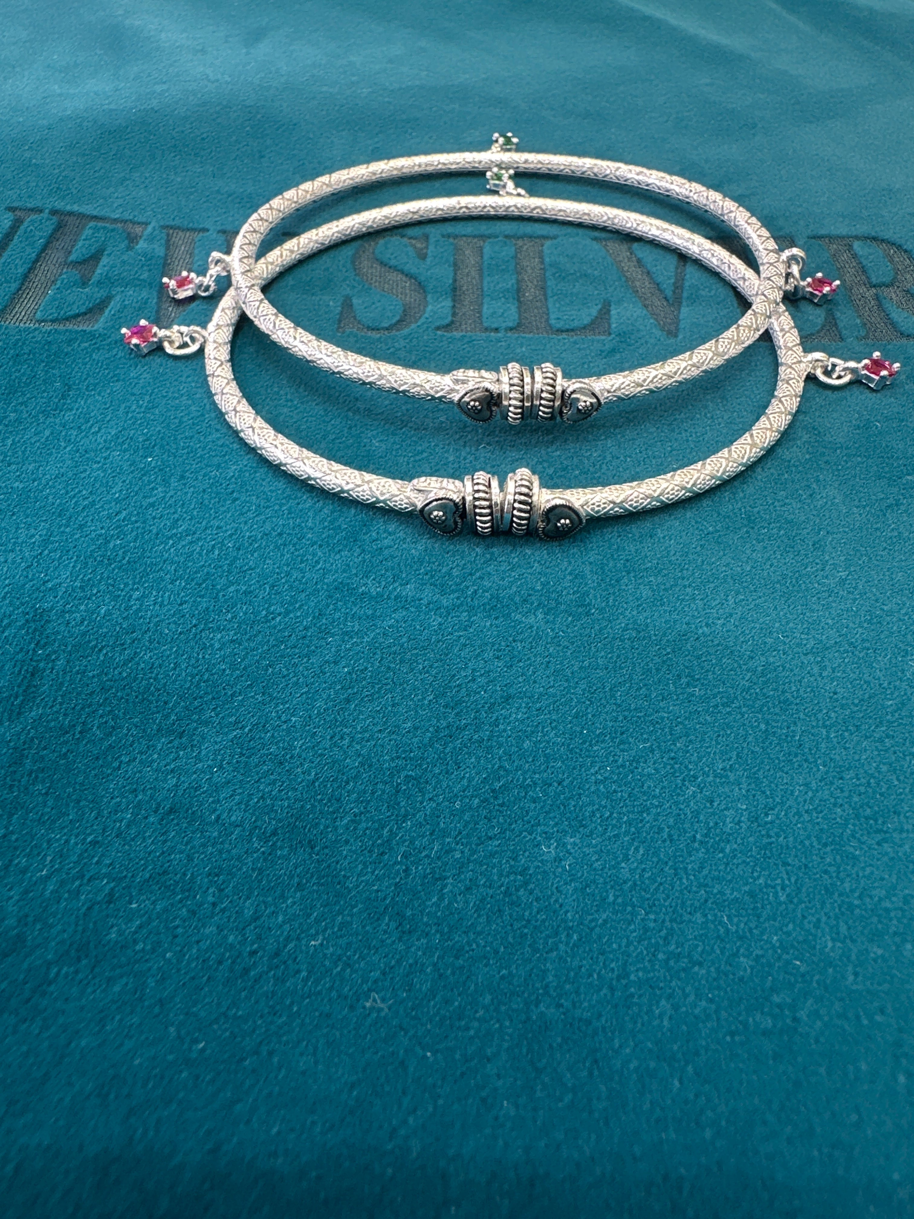 Women’s Fancy/Traditional Silver kada Anklet