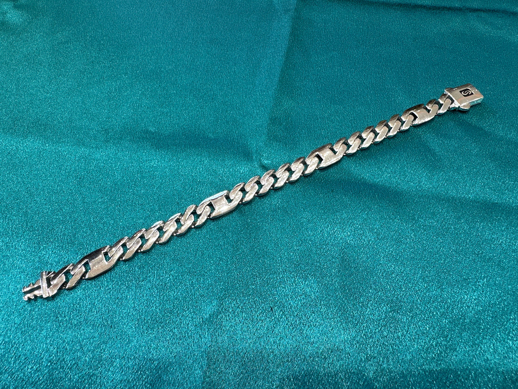 Men’s Designer Silver Bracelet (11mm)