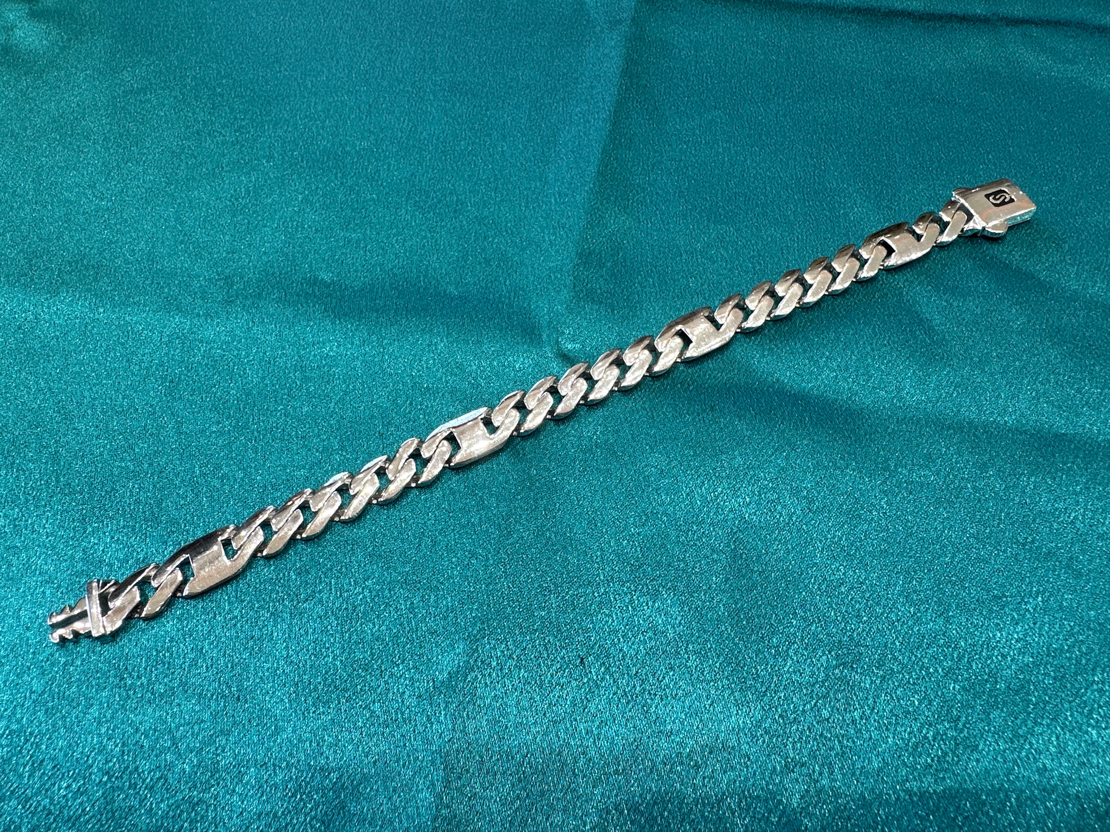 Men’s Designer Silver Bracelet (11mm)