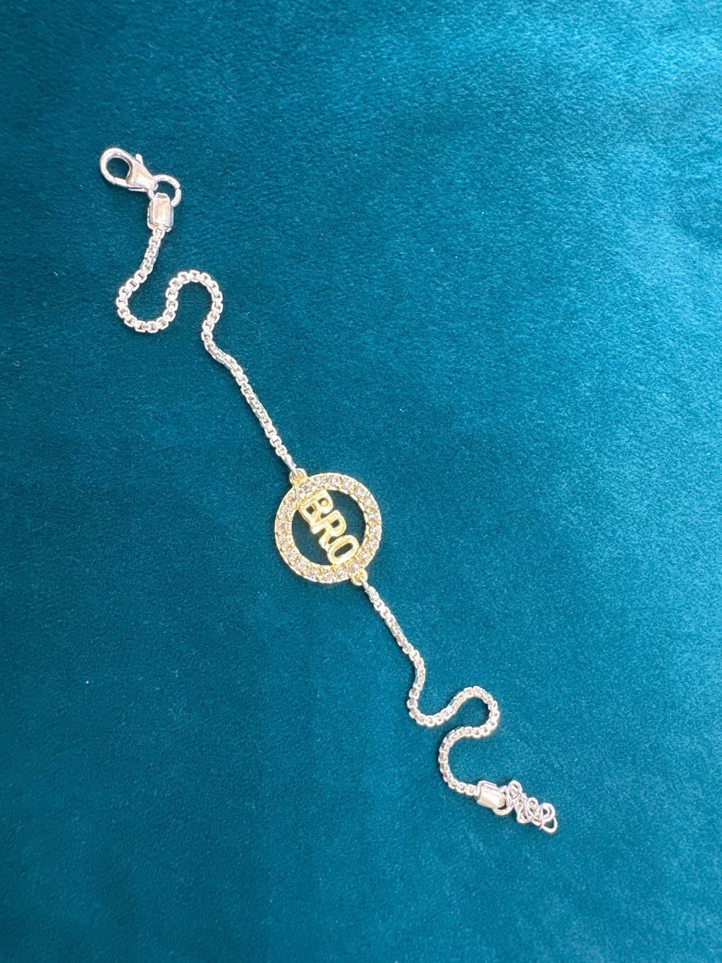 Silver Fancy Rakhi