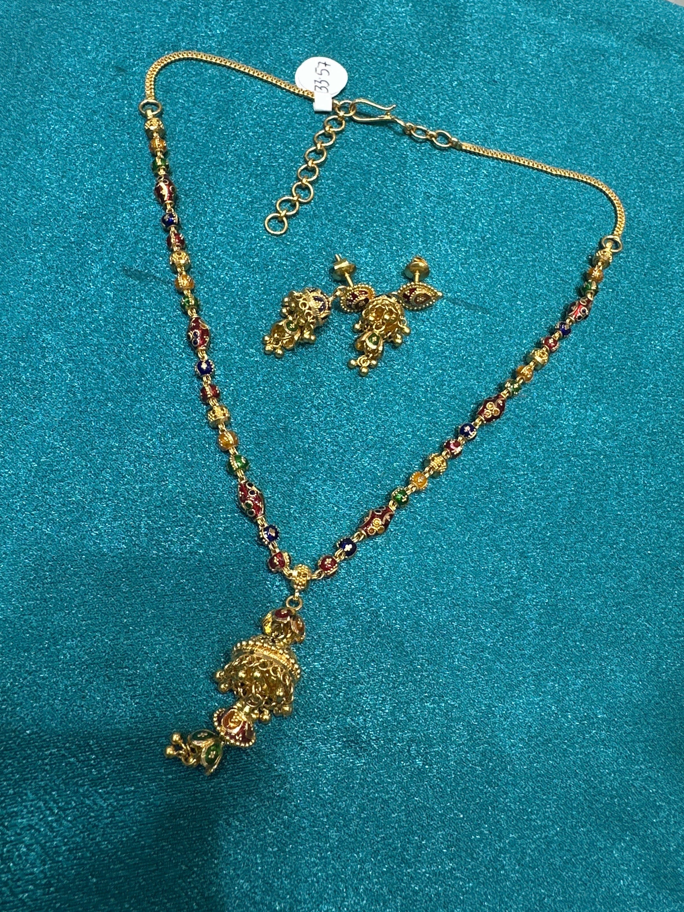 22k Gold Designer Necklace