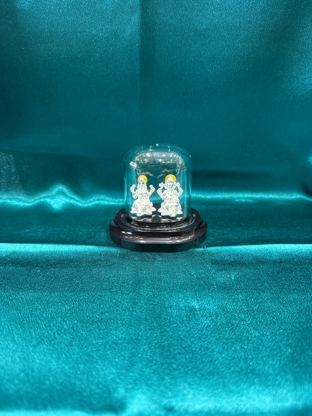 Pure Silver Lakshmi Ganesh ji Idol (Murti)