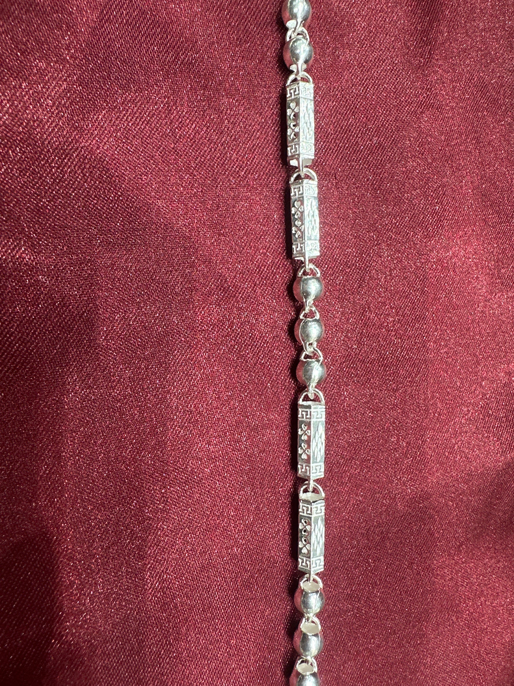 5mm holo silver chain