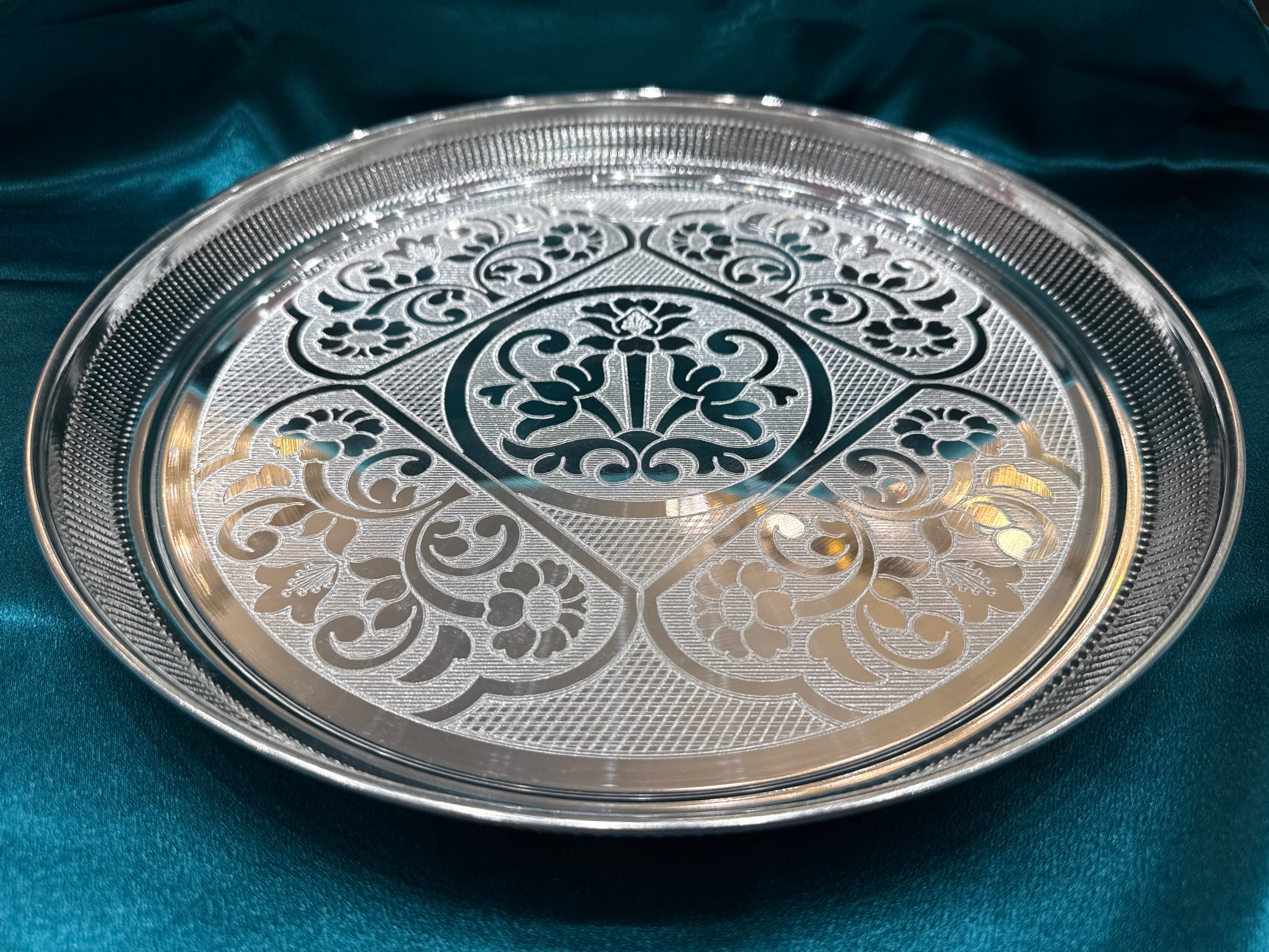 Designer Silver Plate (12 inch)