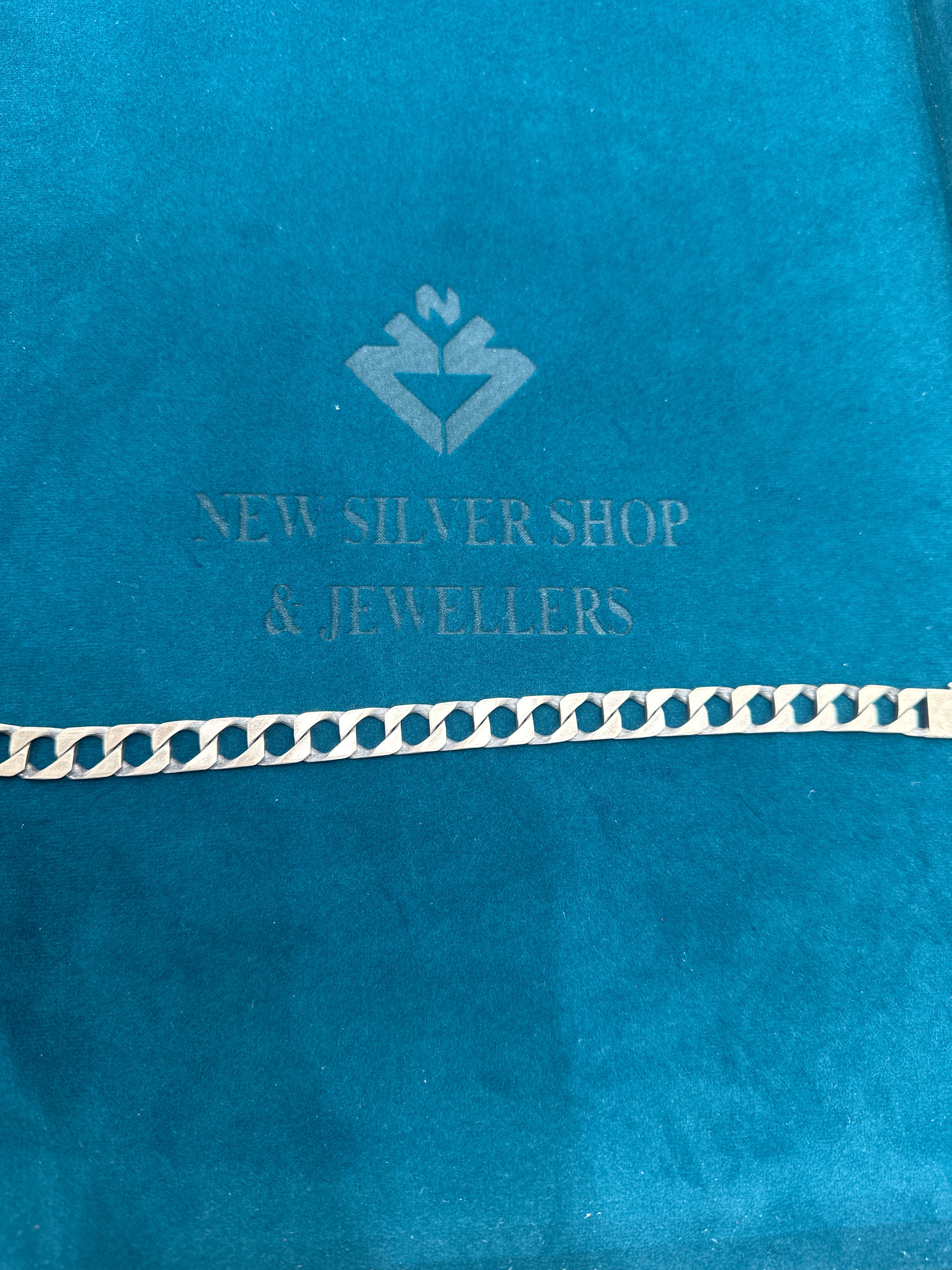 Men’s Designer Silver Bracelet (10mm)