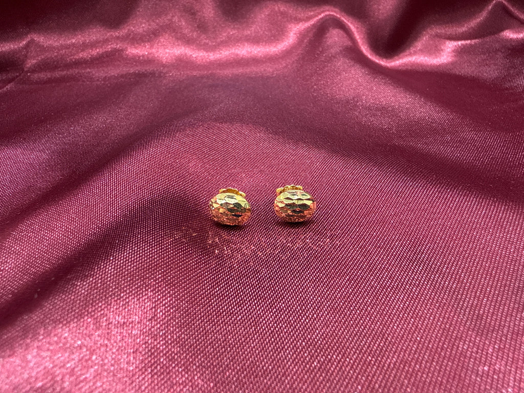22k Gold Pendant and Earrings