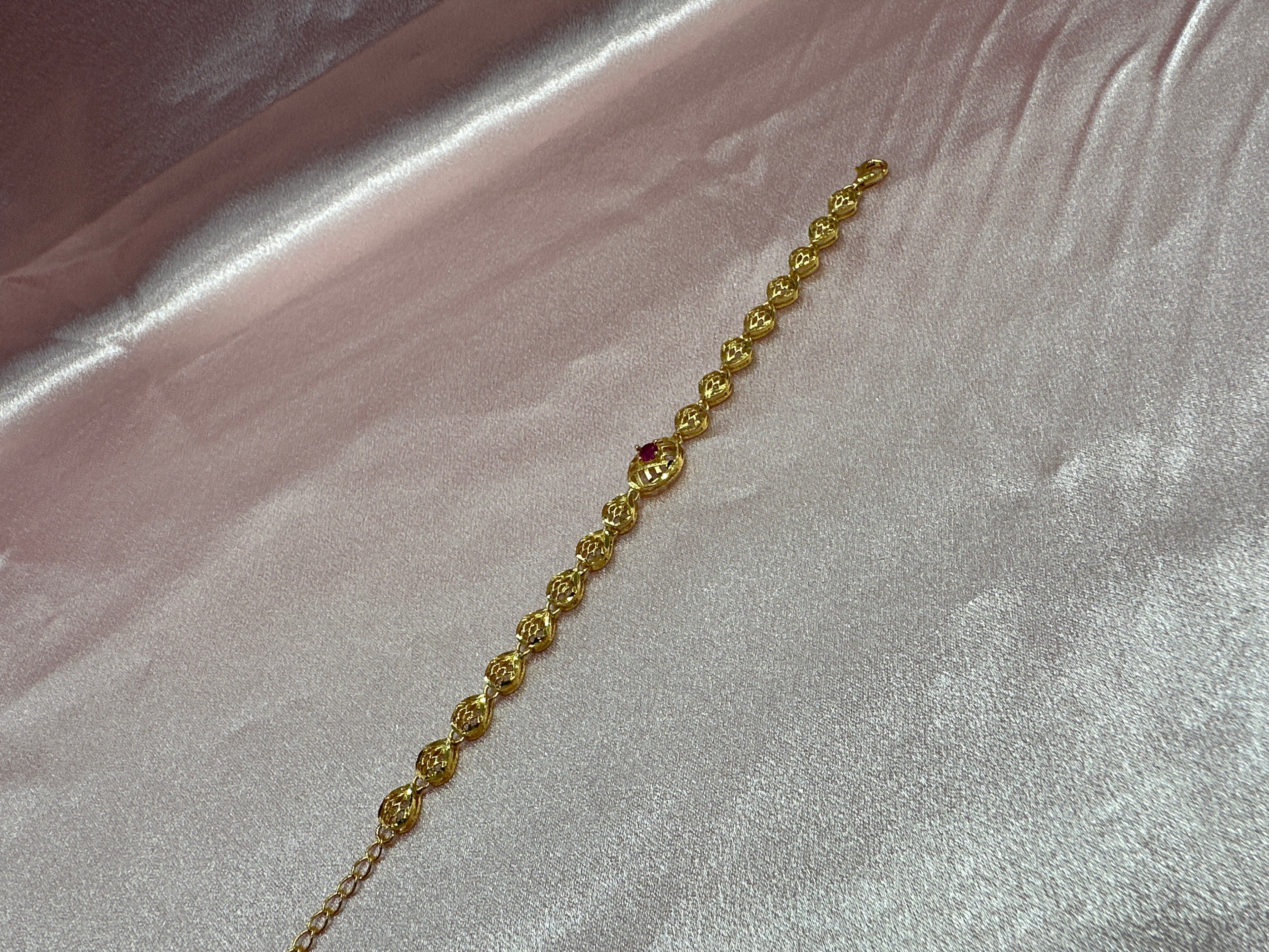 Women’s Fancy Silver Gold plated 925 Bracelet