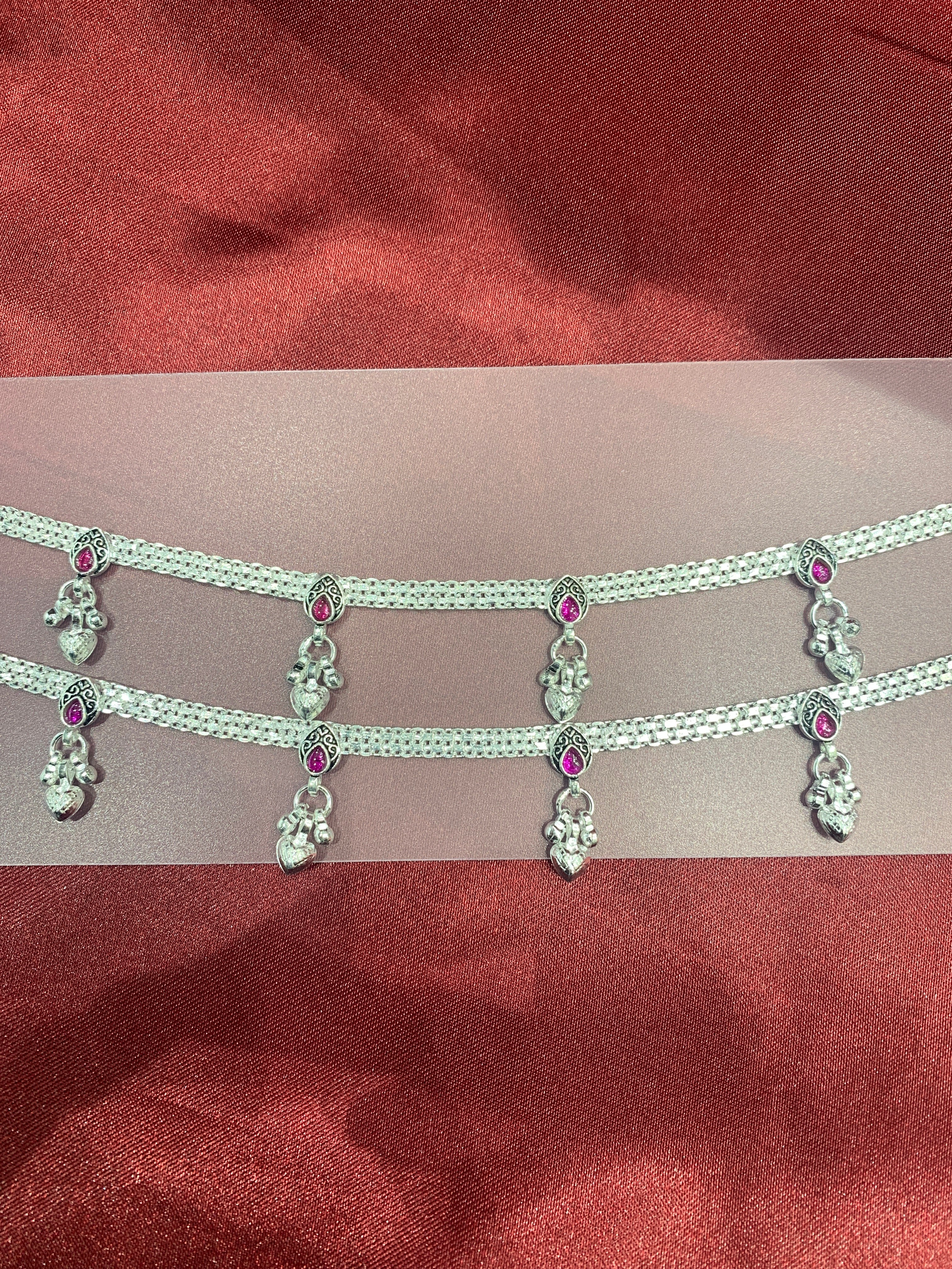 Women’s Fancy/Traditional Silver Anklet