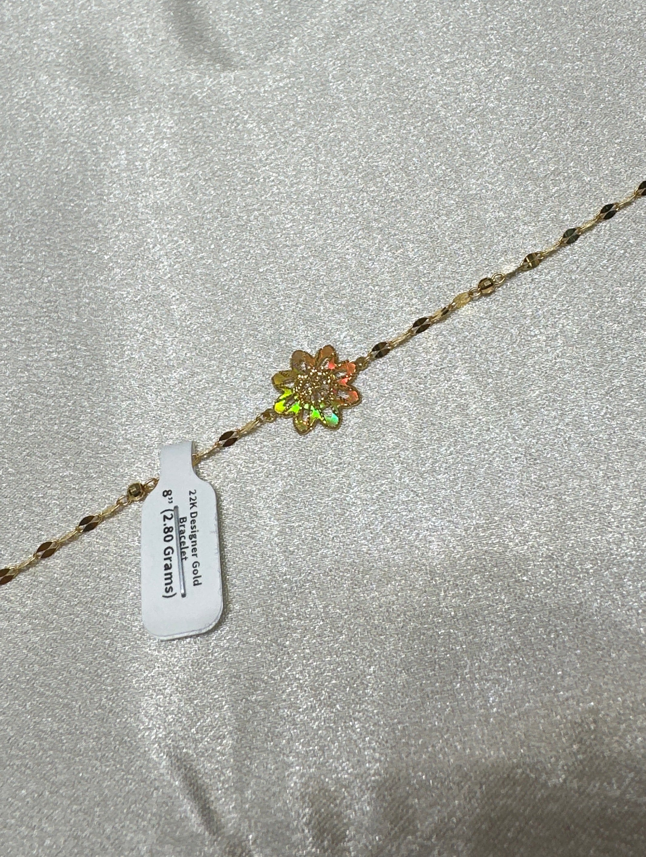 22K Designer Gold Bracelet