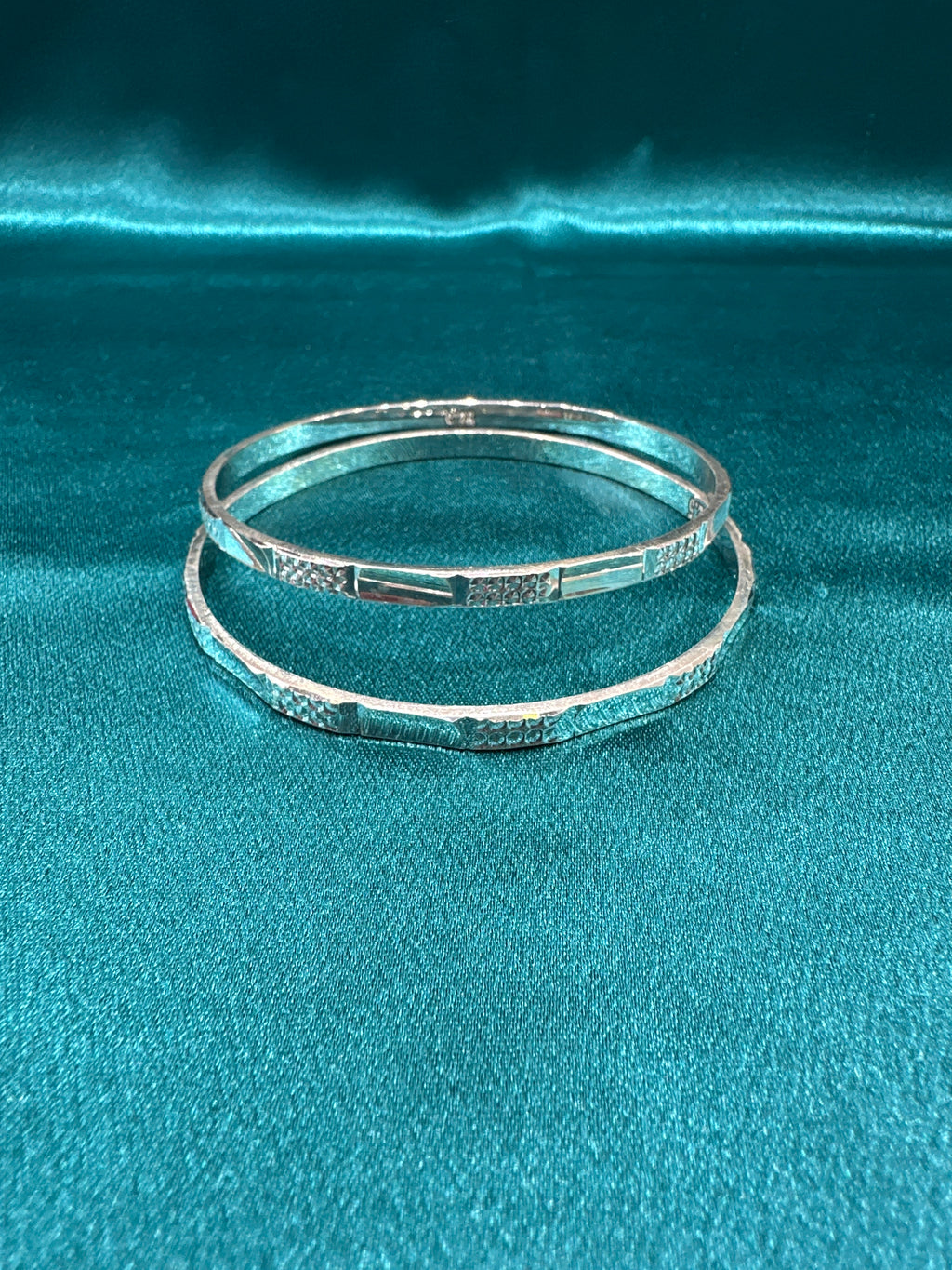 Designer Silver Bangles