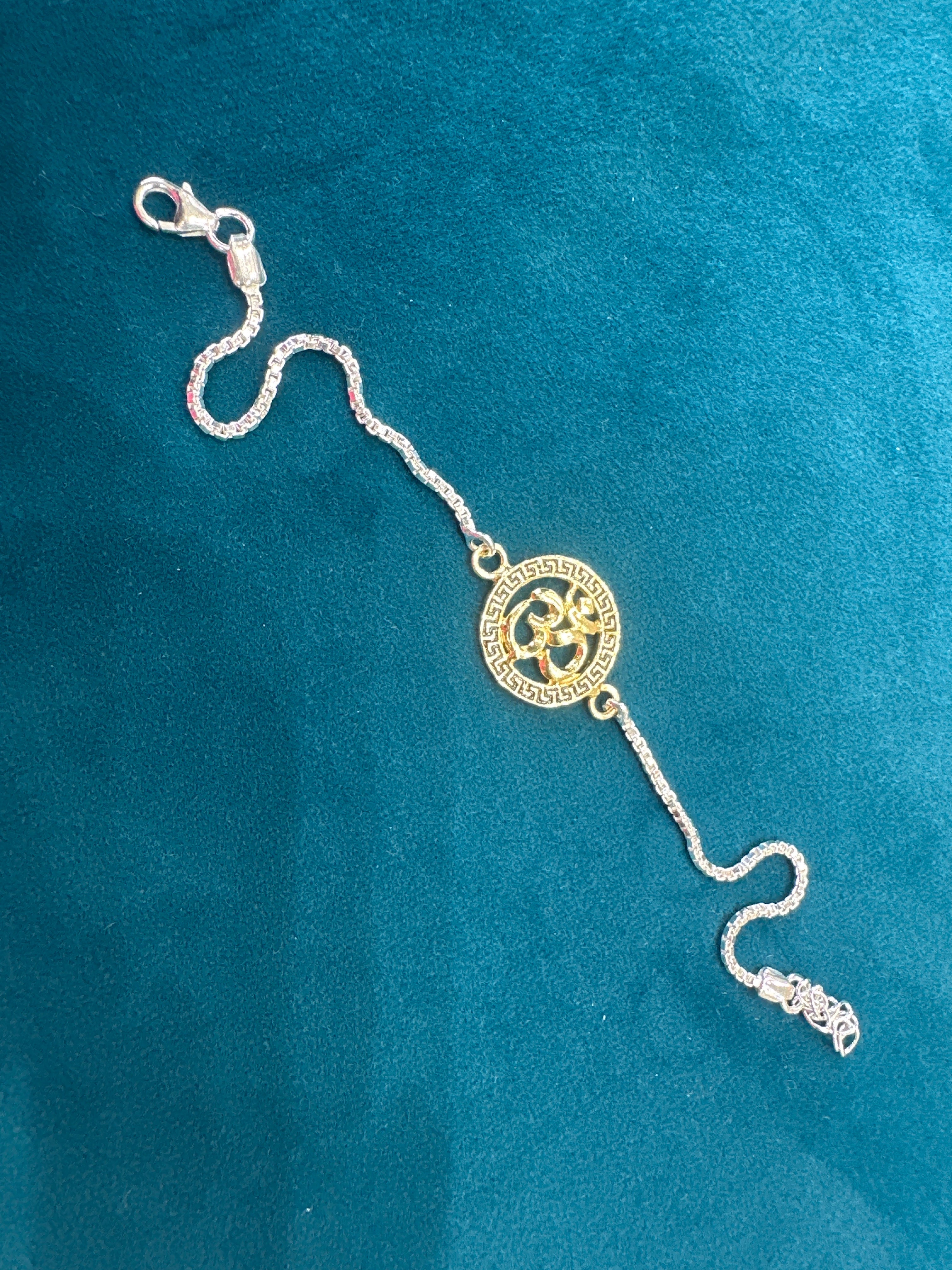 Silver Fancy Rakhi