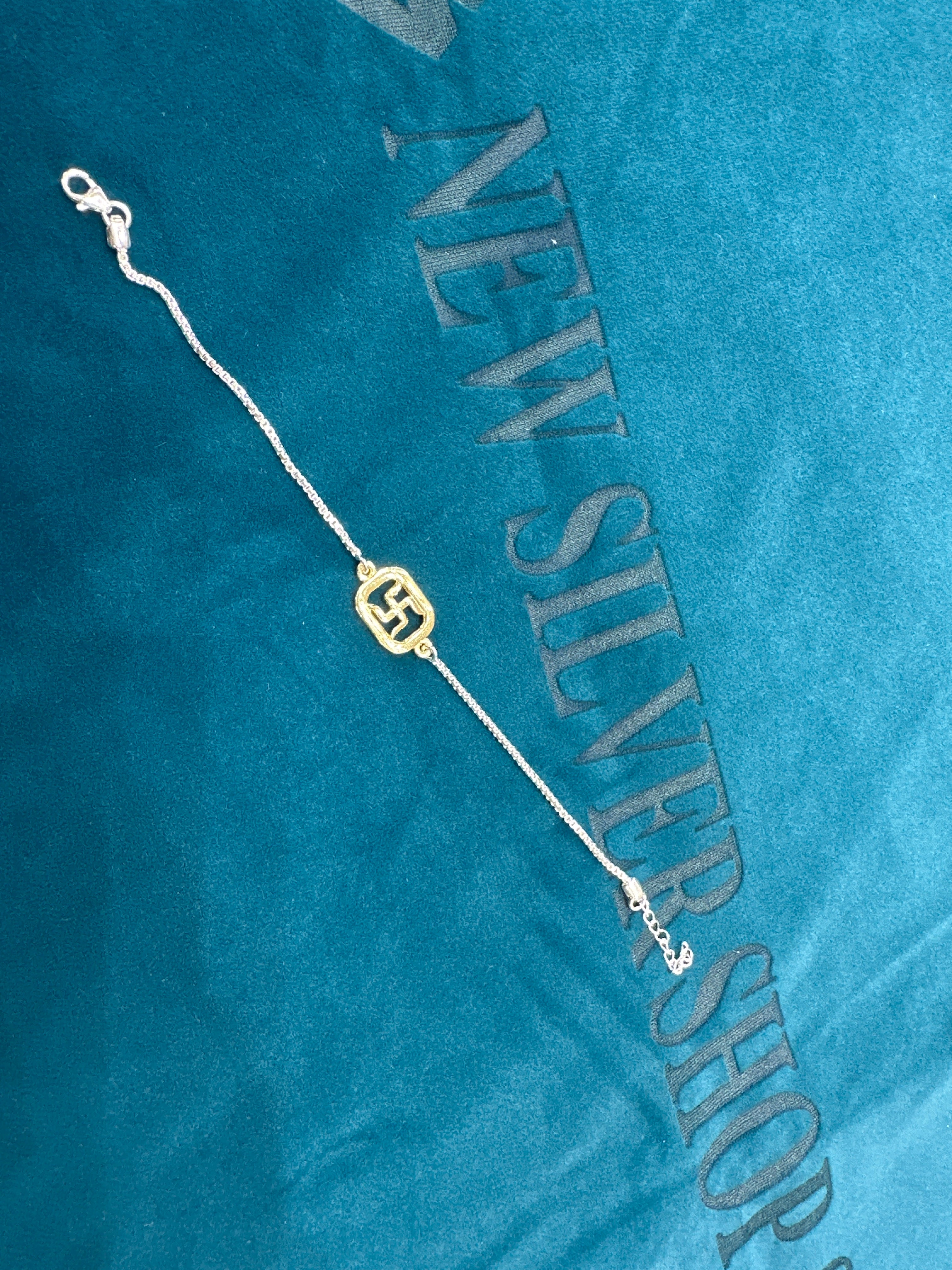 Silver Fancy Rakhi