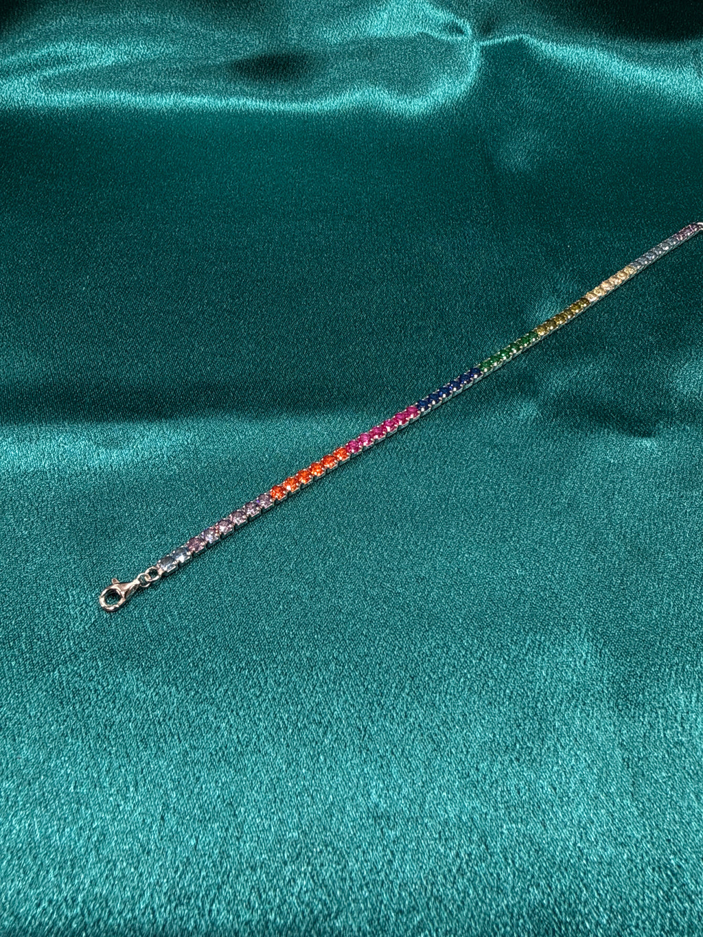 Women’s Fancy Silver 925 Tennis Bracelet (4mm)