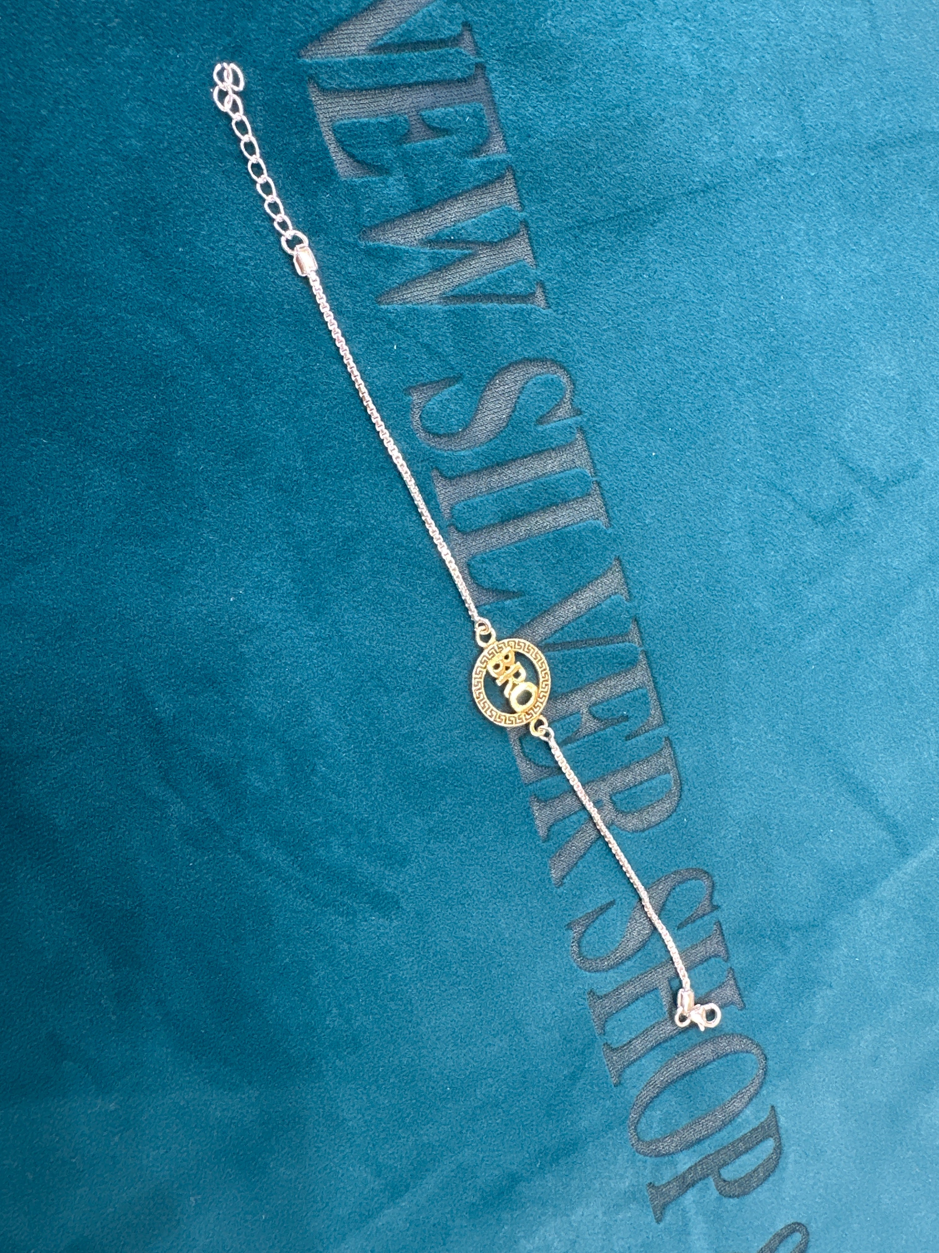Silver Fancy Rakhi