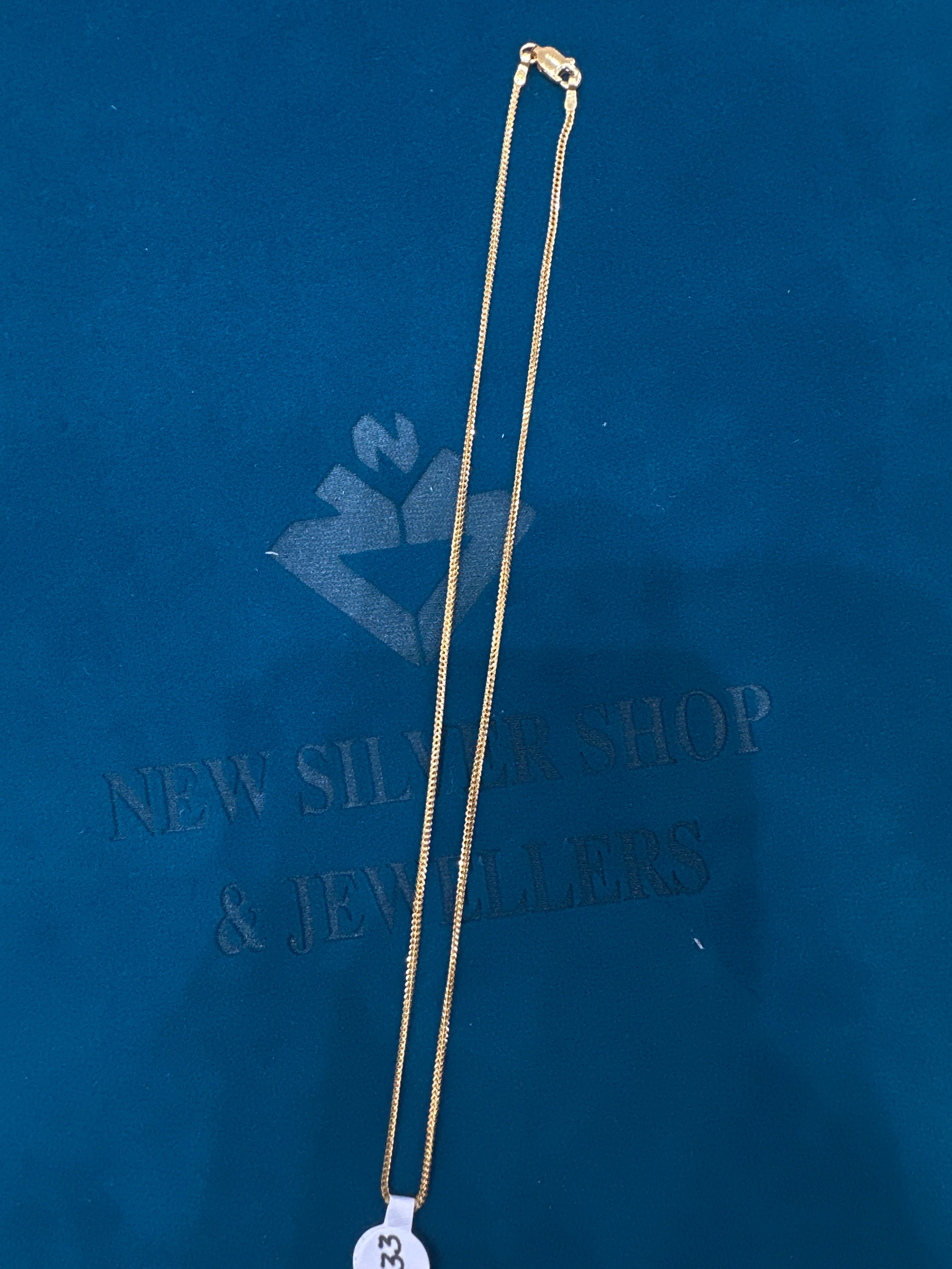 22K Gold Chain (Box Foxtail Design)
