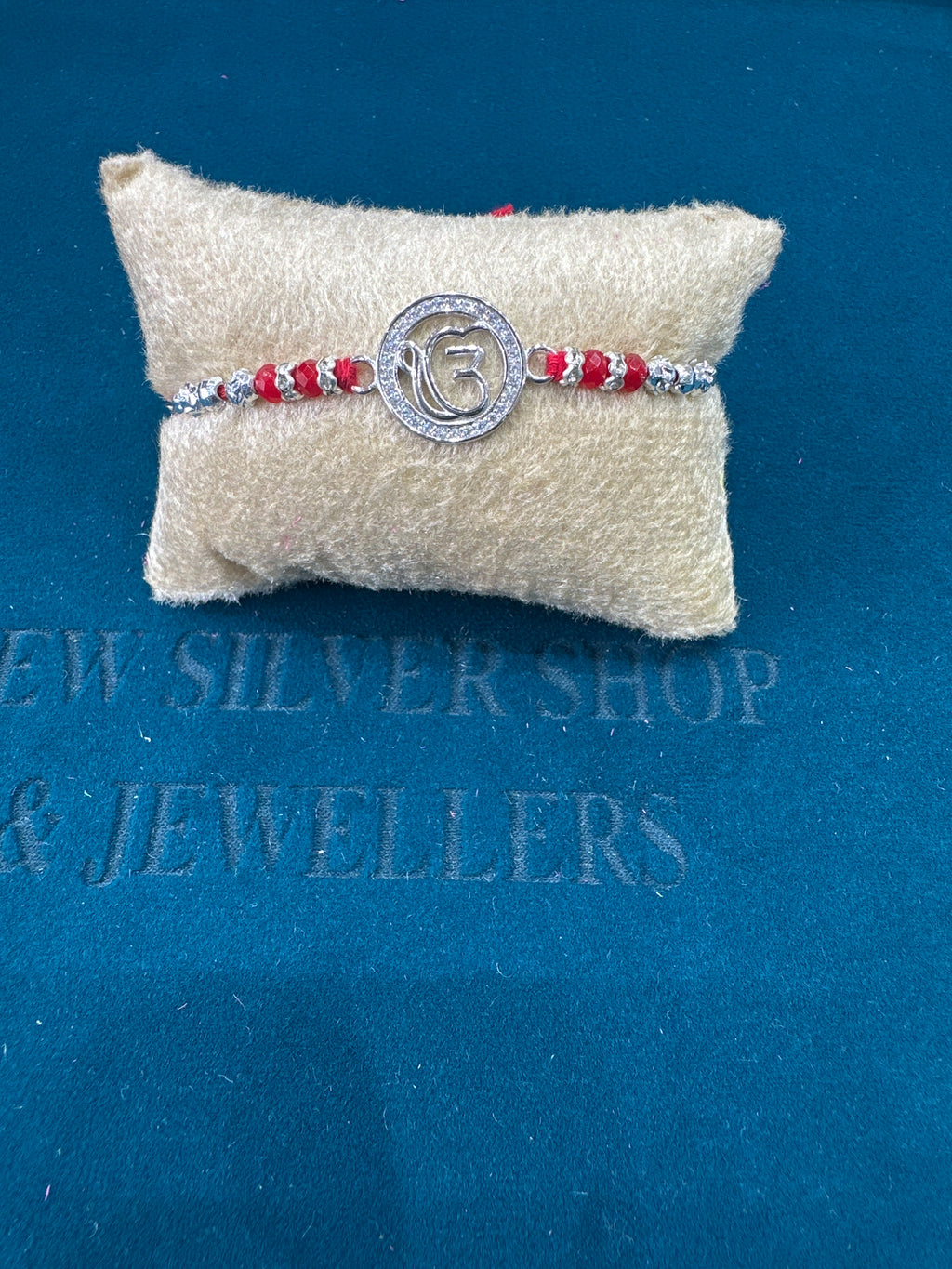 Silver Fancy Rakhi