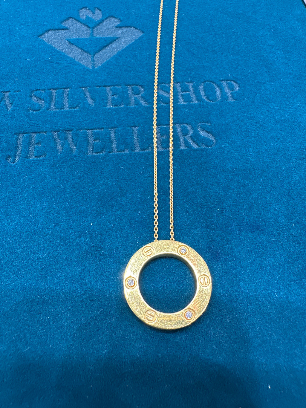 22K Designer Gold Chain (With Pendant)