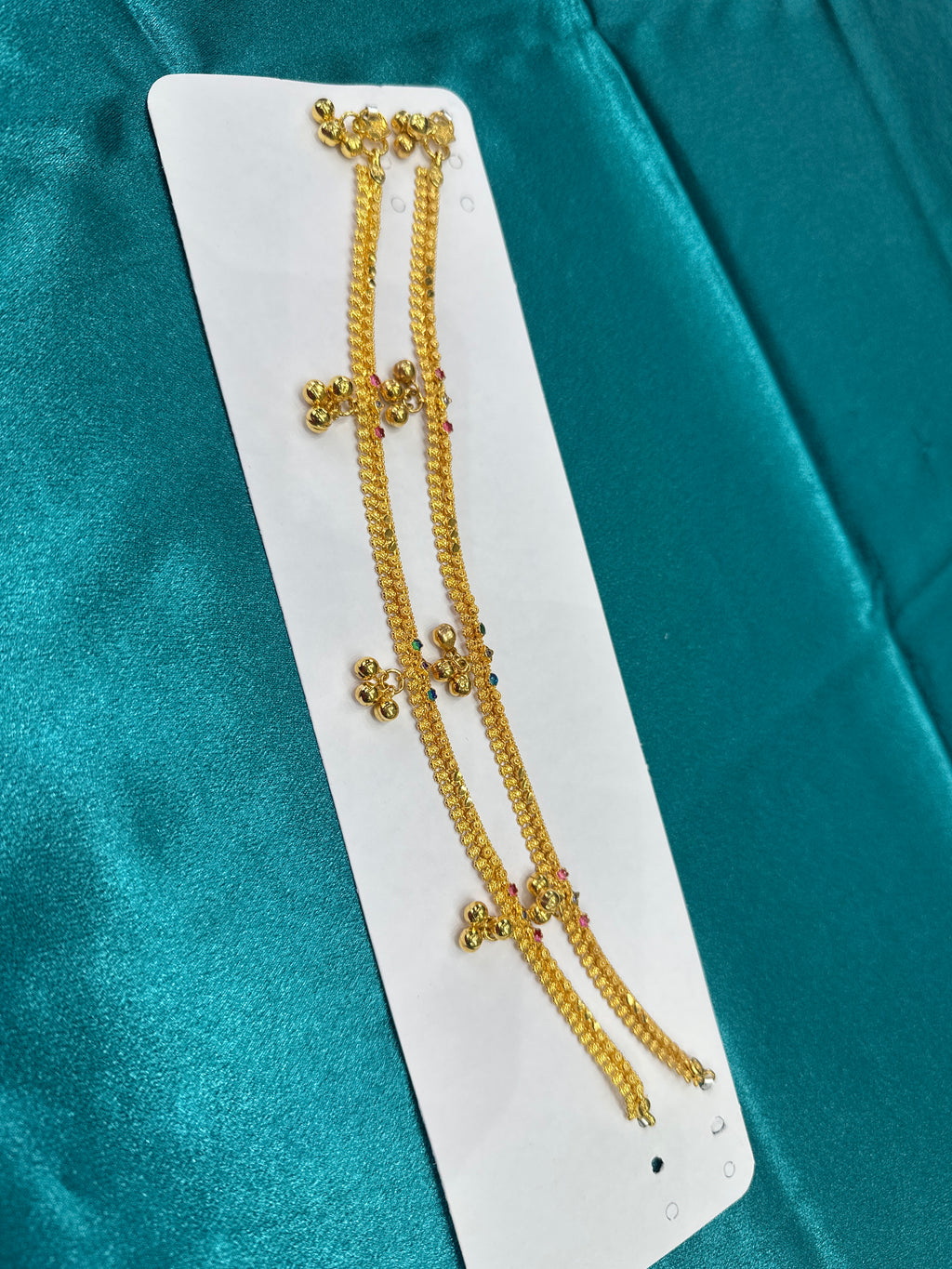 Women’s Fancy/Traditional Silver Gold plated Anklet