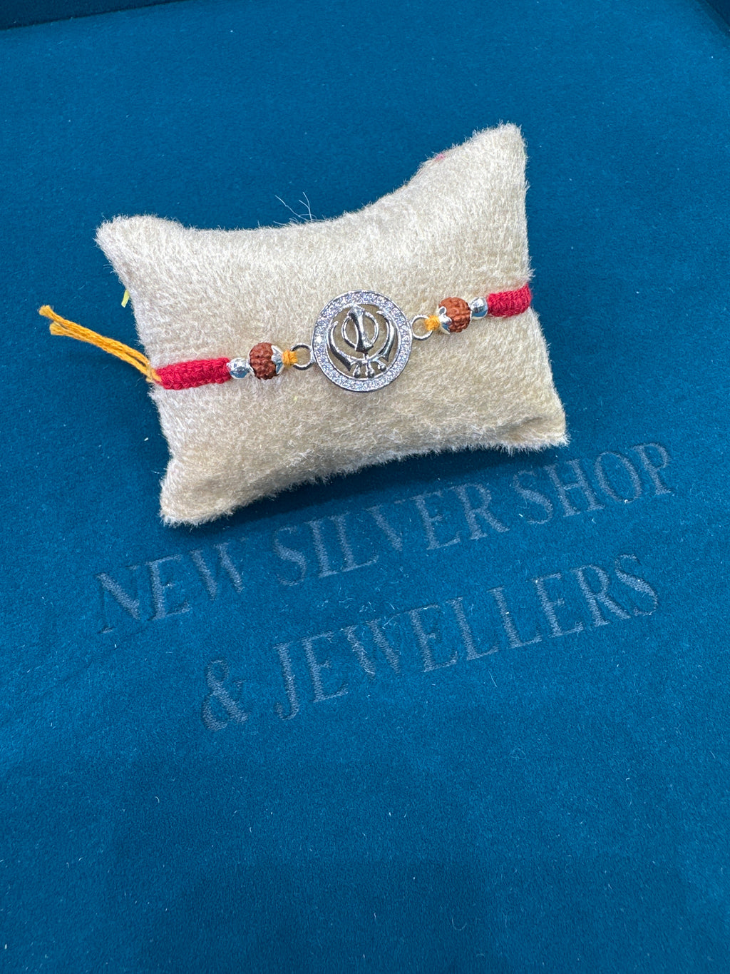 Silver Fancy Rakhi