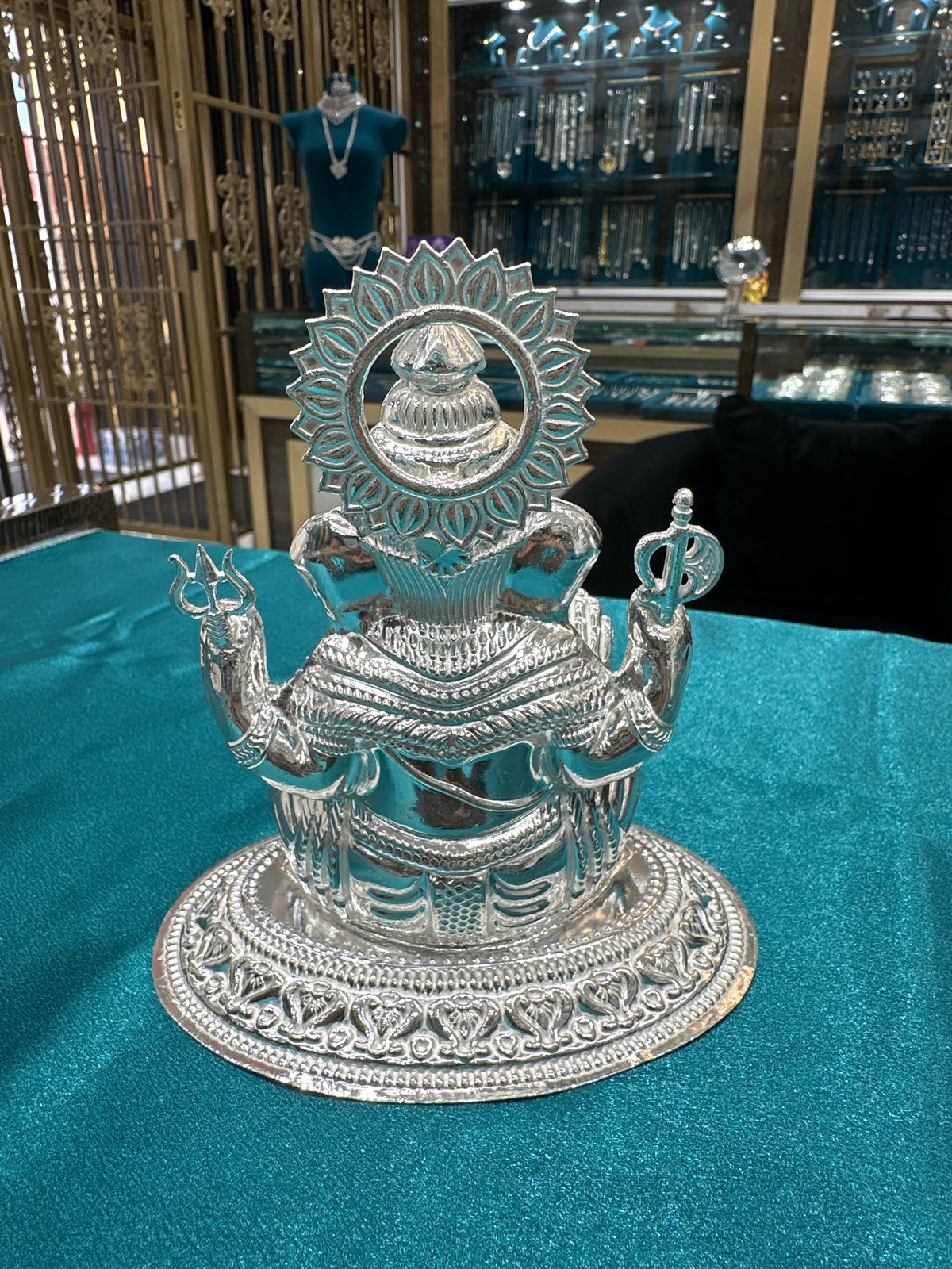 Silver Ganesh Ji Idol