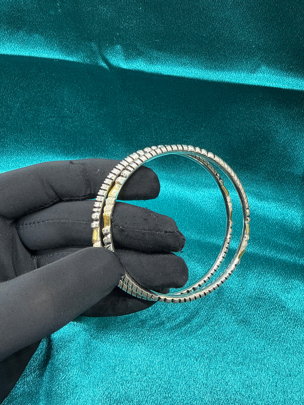 Designer Silver Bangles