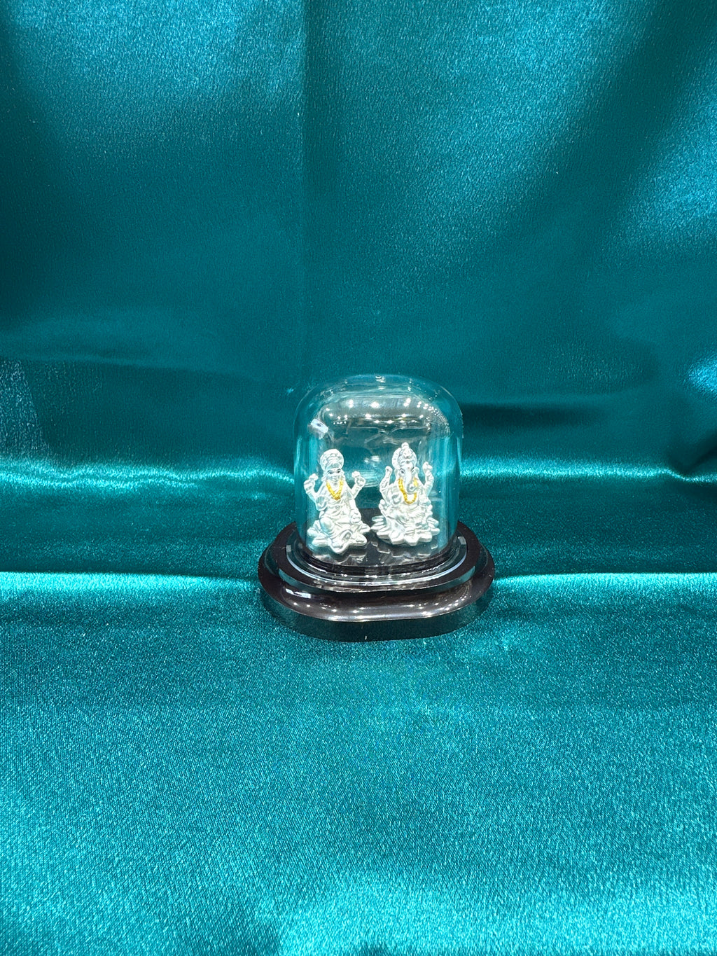 Pure Silver Lakshmi Ganesh ji Idol (Murti)