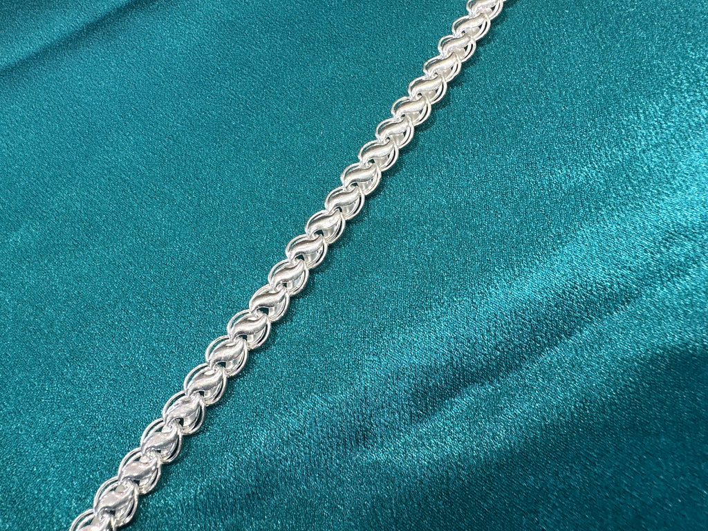 Men’s Designer Silver Bracelet (8mm)