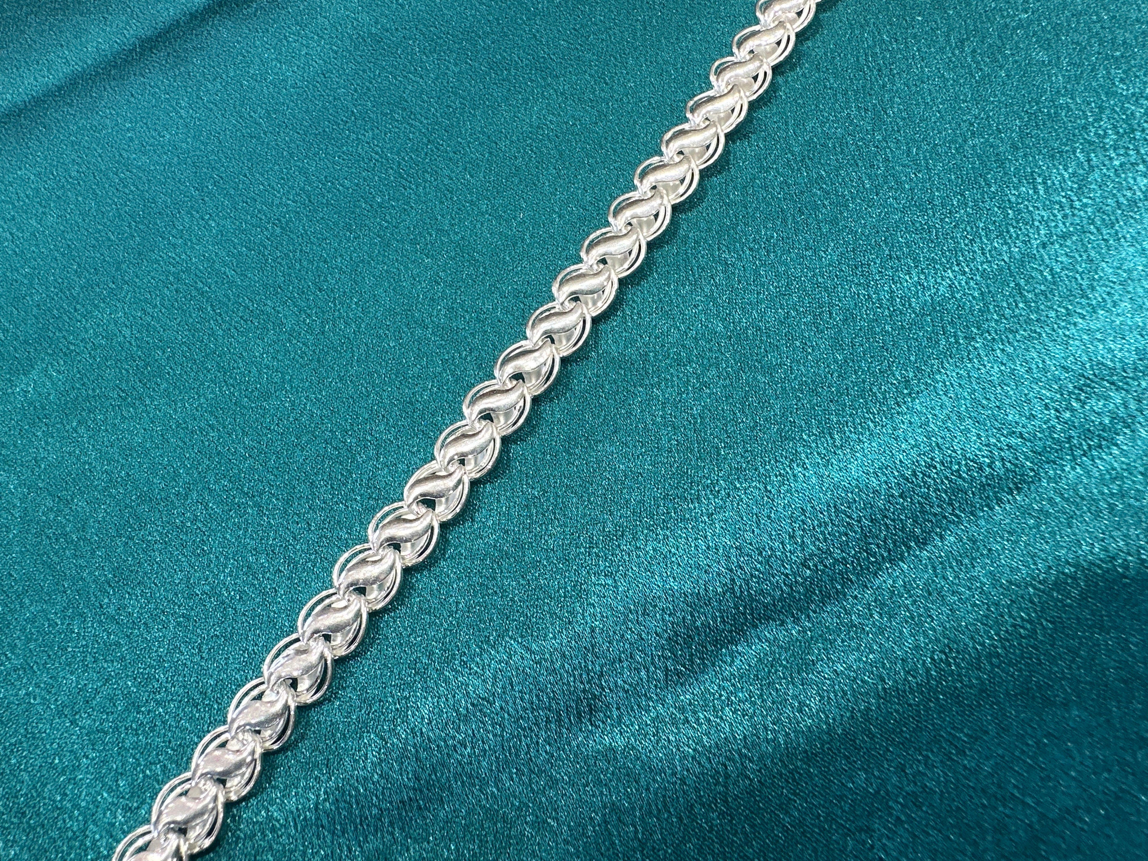 Men’s Designer Silver Bracelet (8mm)