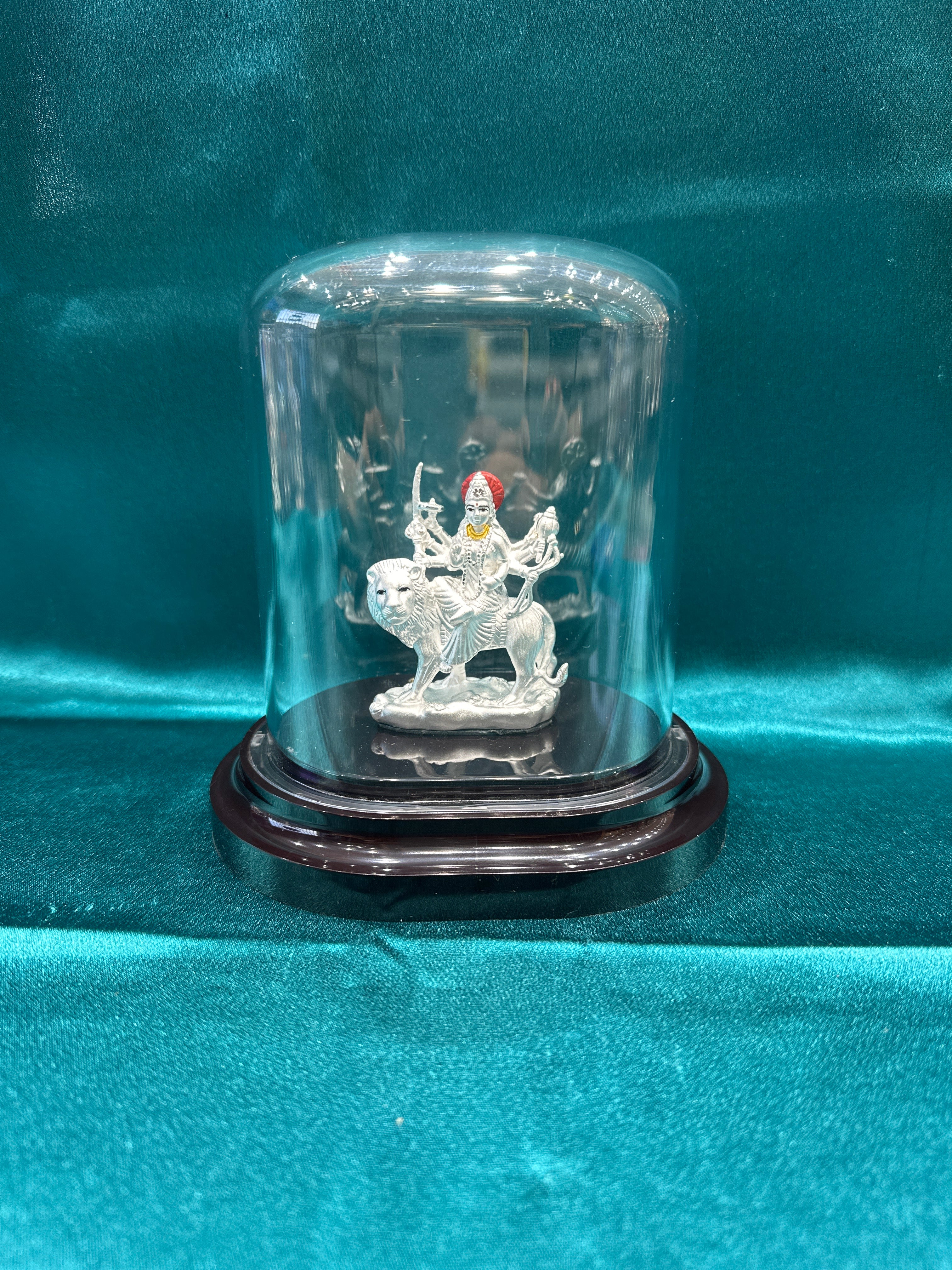 Pure Silver Ambe Mata Ji Idol (Murti)