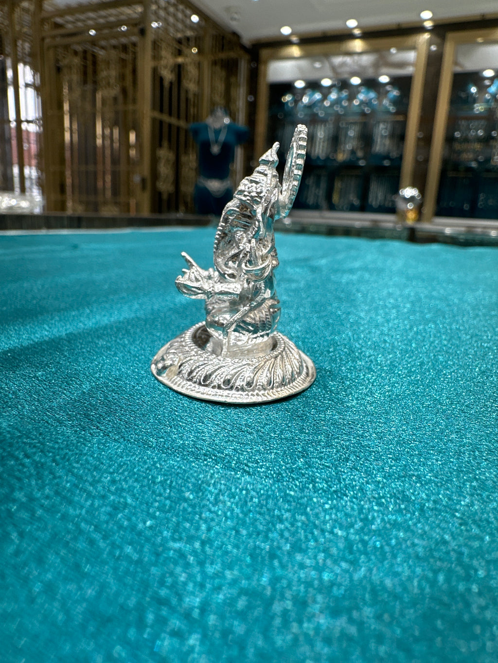 Silver Ganesh Ji Idol