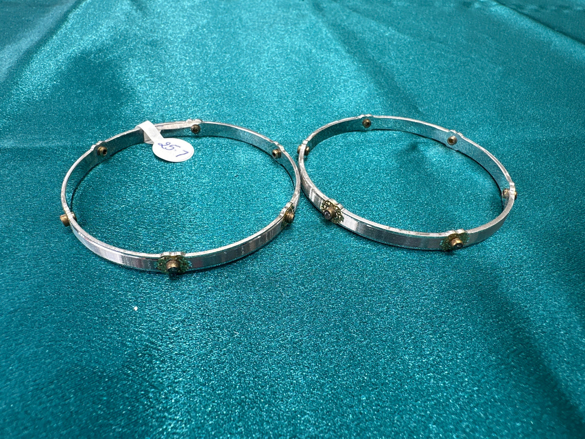 Designer Silver Bangles