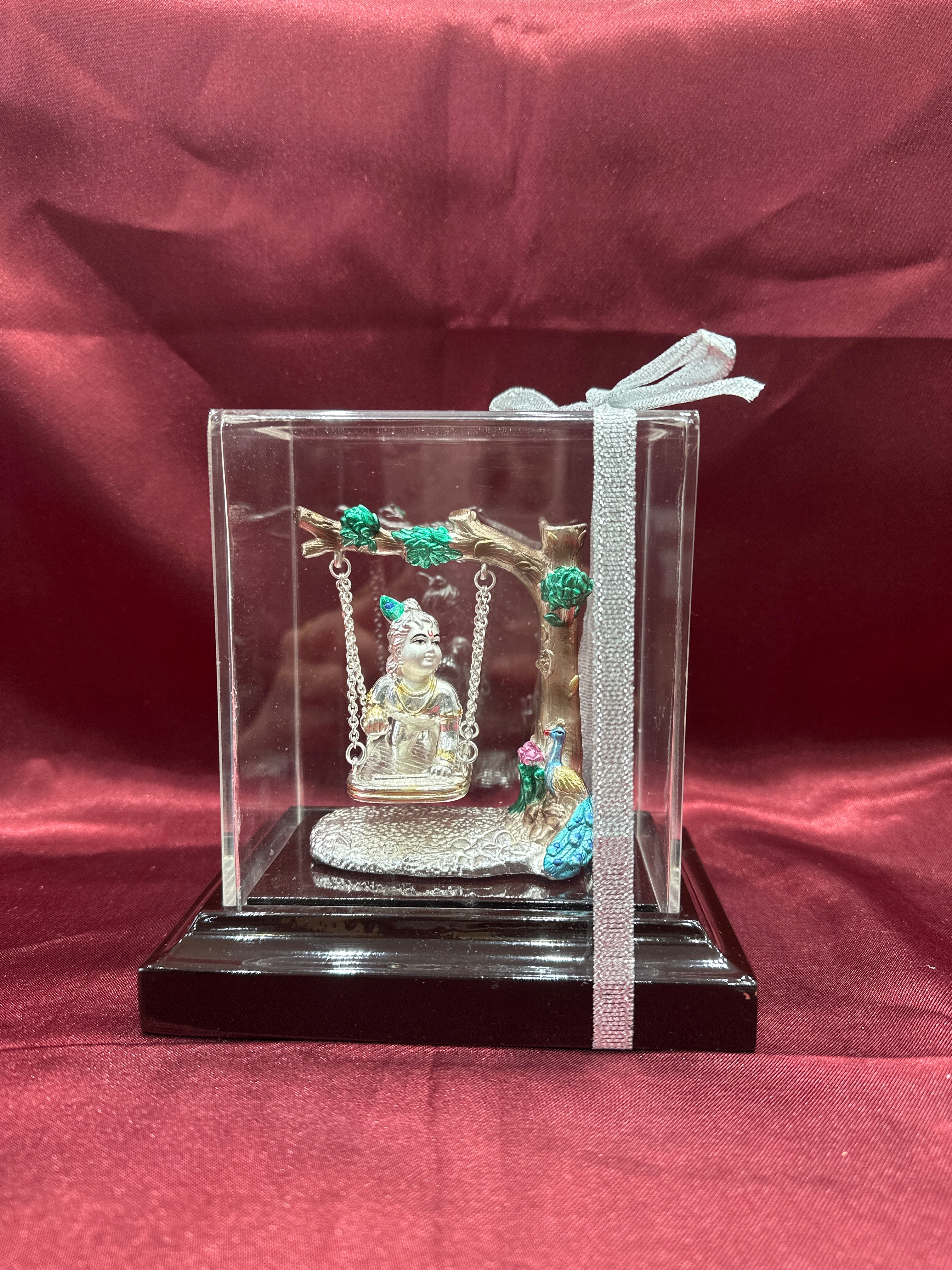 Pure Silver Krishna ji Idol (Murti)