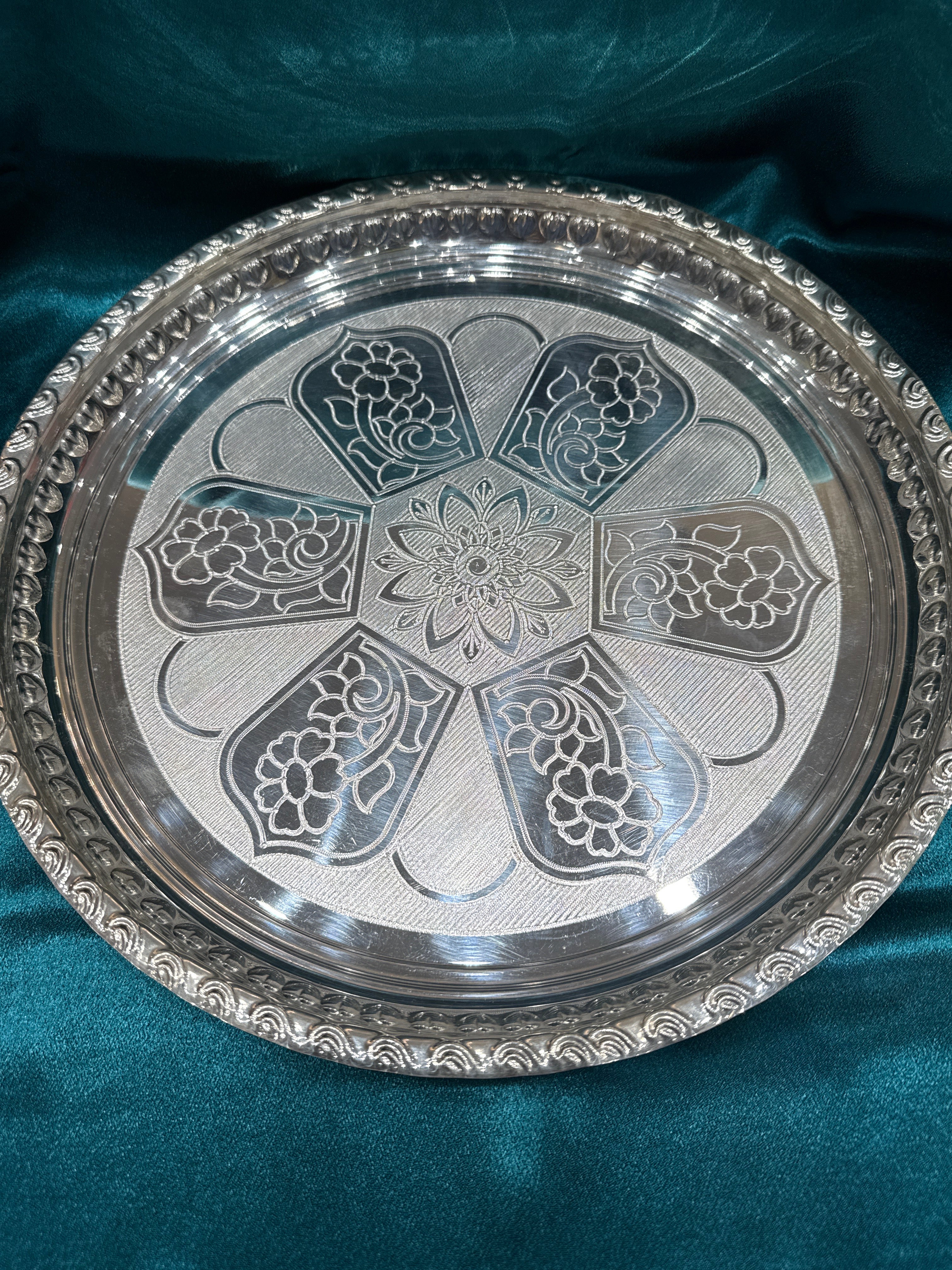 Designer Silver Plate (12 inch)