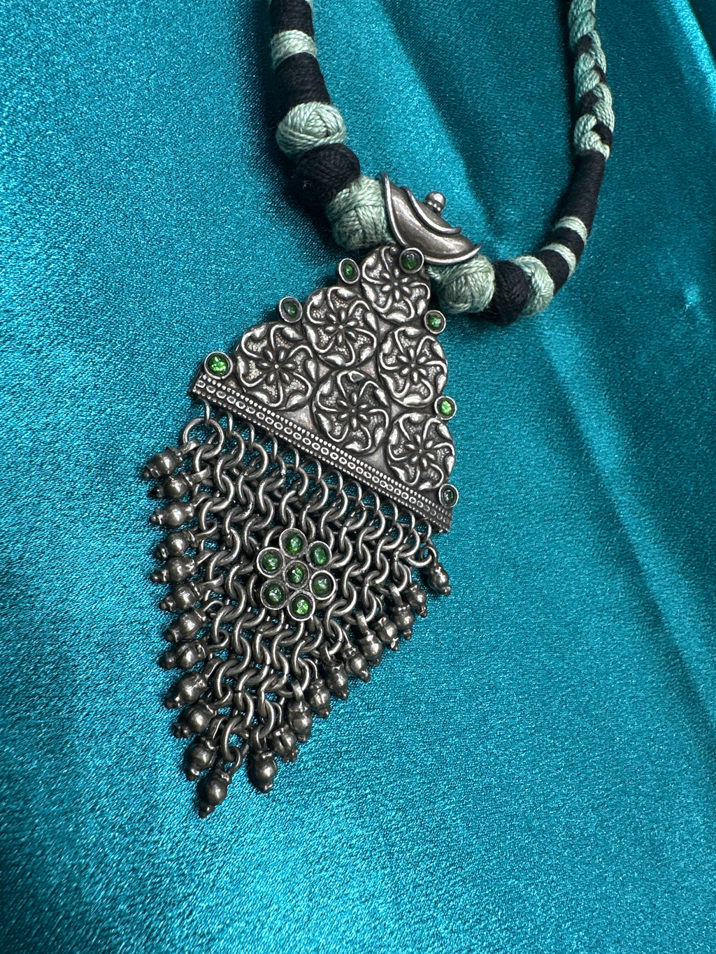 Antique Style Designer Silver necklace