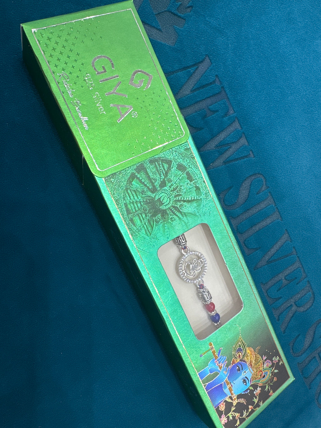Silver Fancy Rakhi