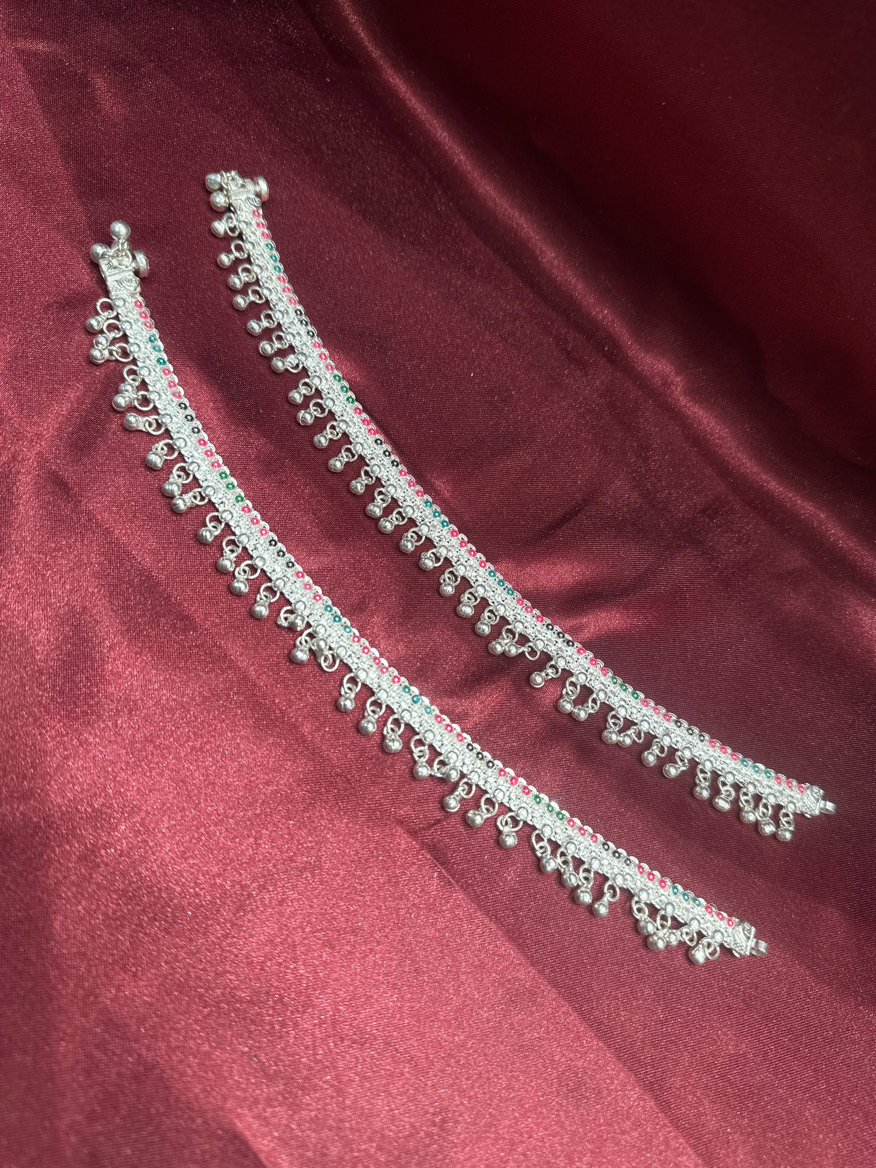 Women’s Fancy/Traditional Silver Anklet