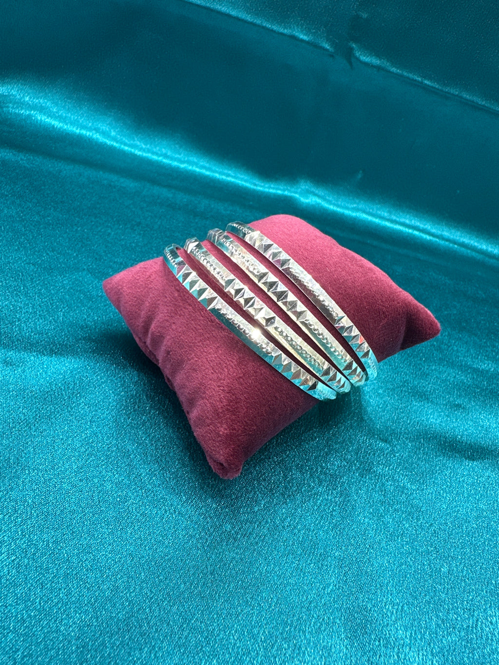 Designer Silver Bangles