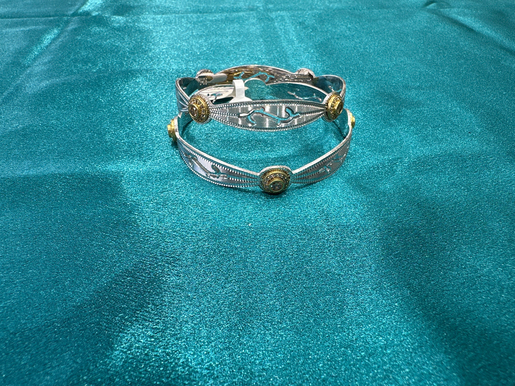 Designer Silver Bangles