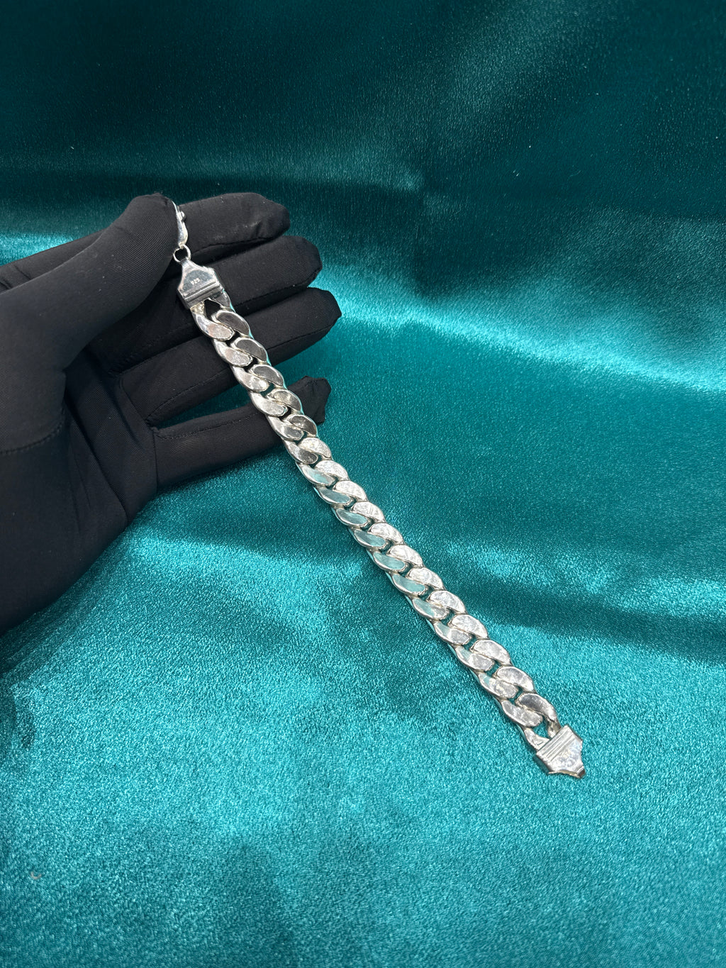 Men’s Miami Link Silver Bracelet (14mm)