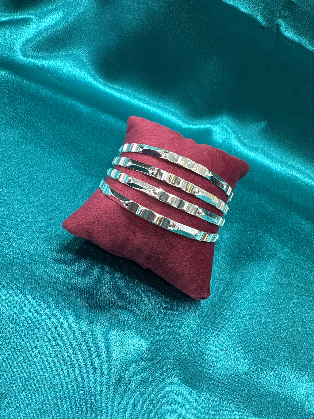 Designer Silver Bangles