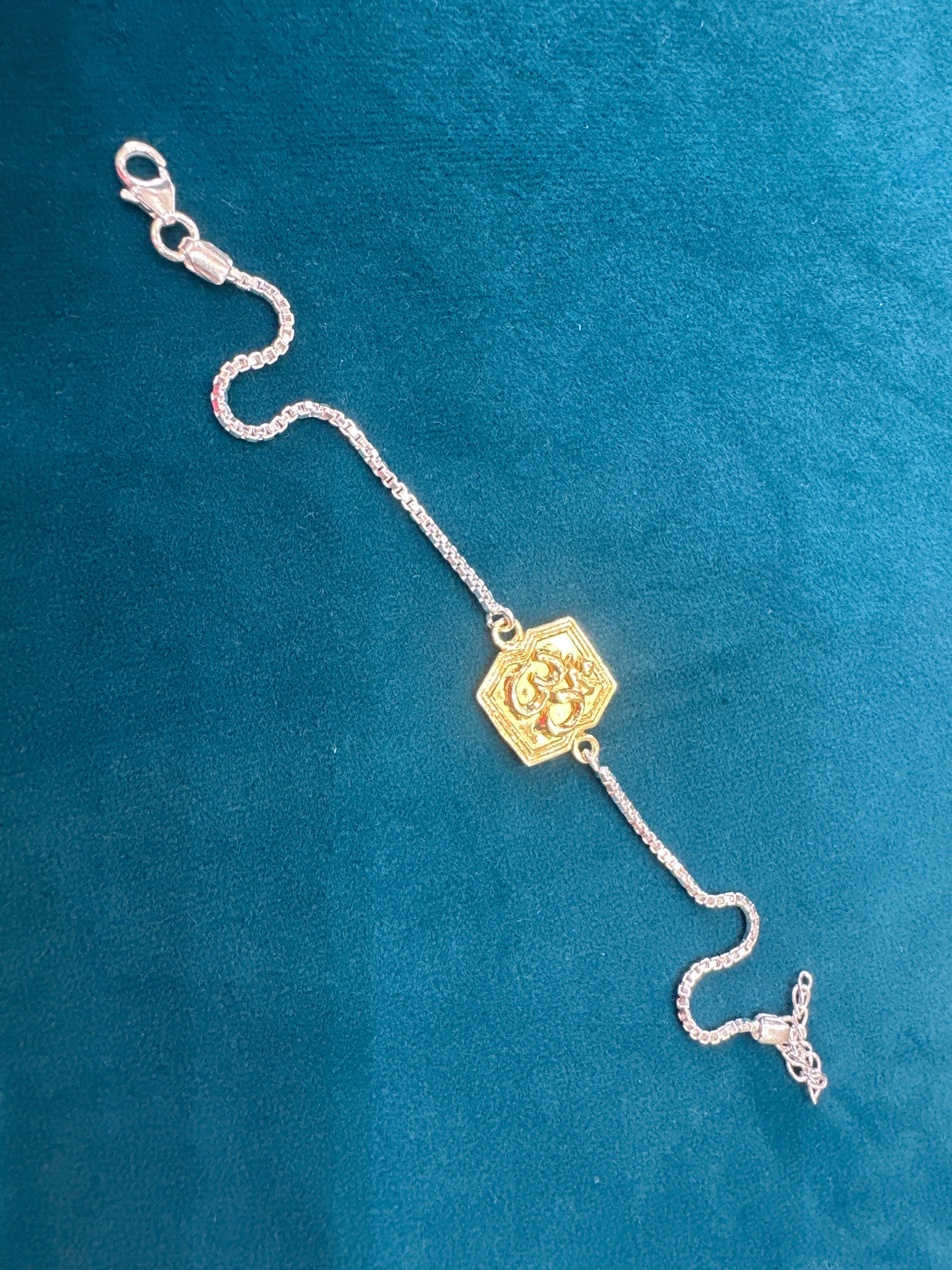 Silver Fancy Rakhi