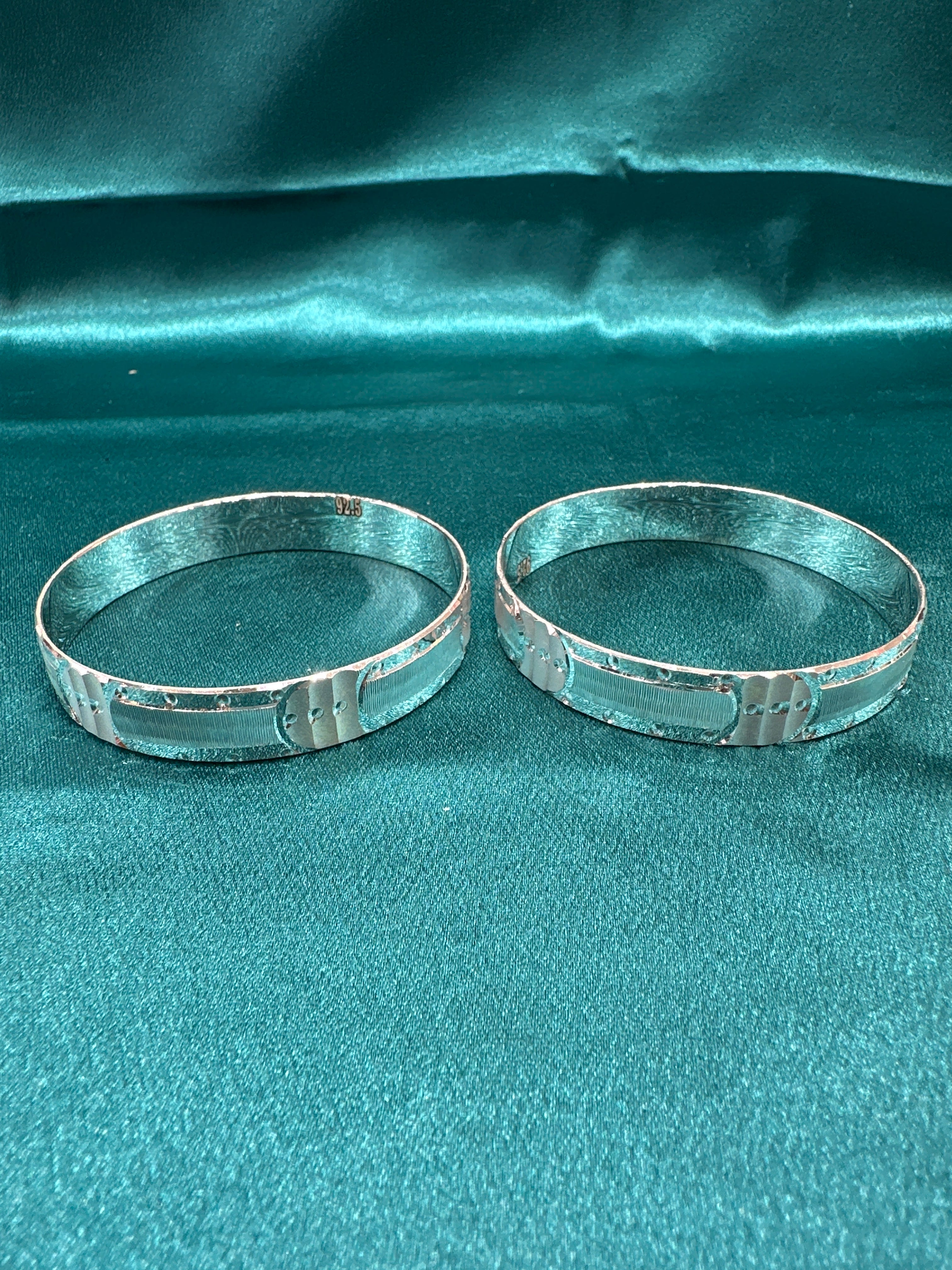 Designer Silver Bangles