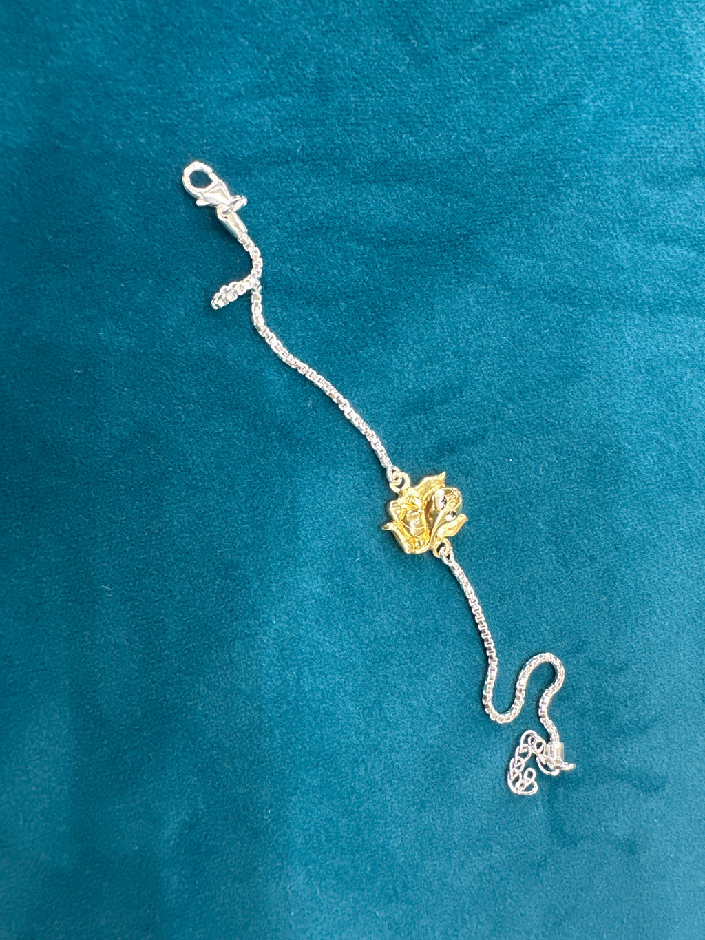 Silver Fancy Rakhi