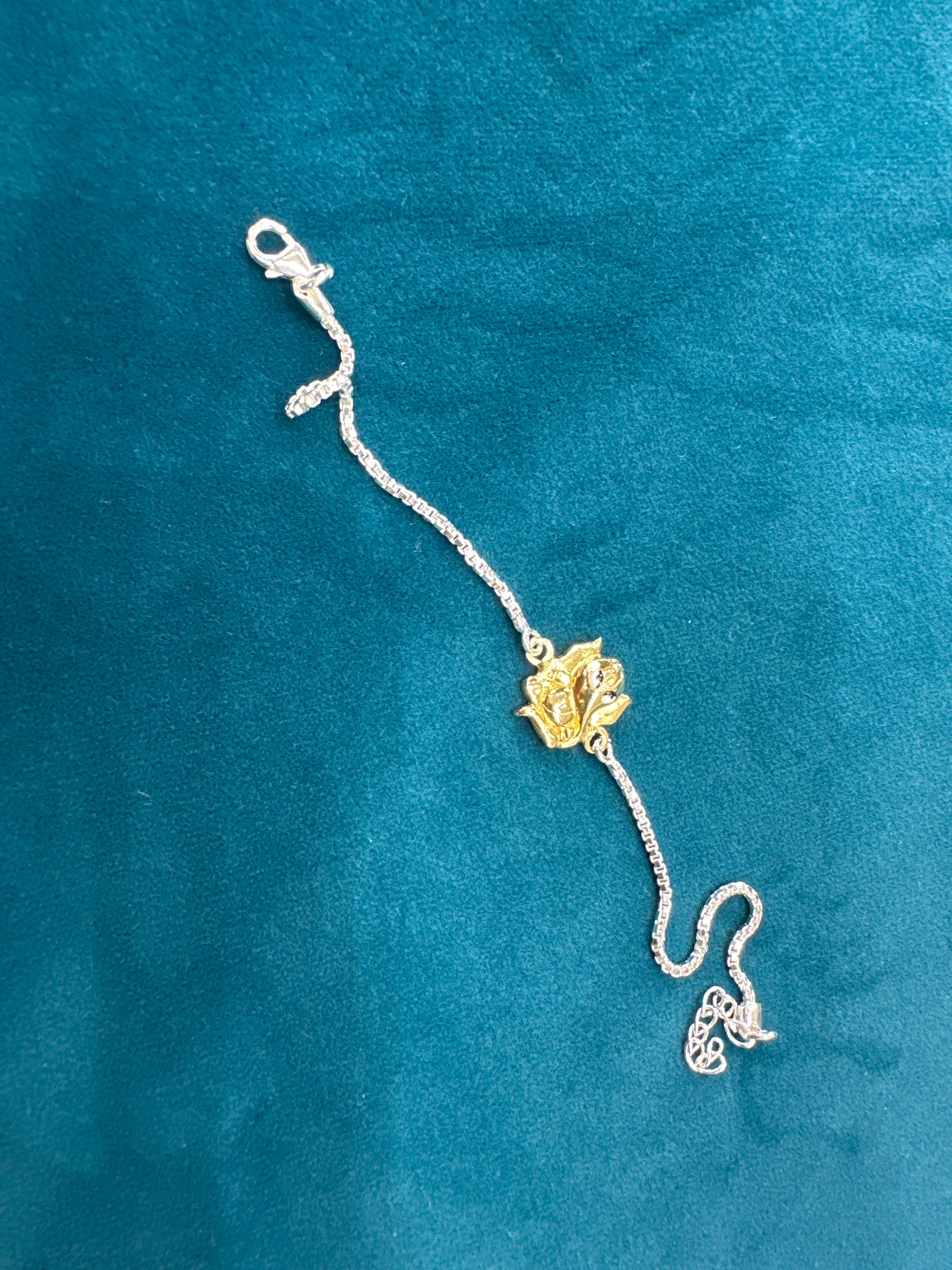 Silver Fancy Rakhi