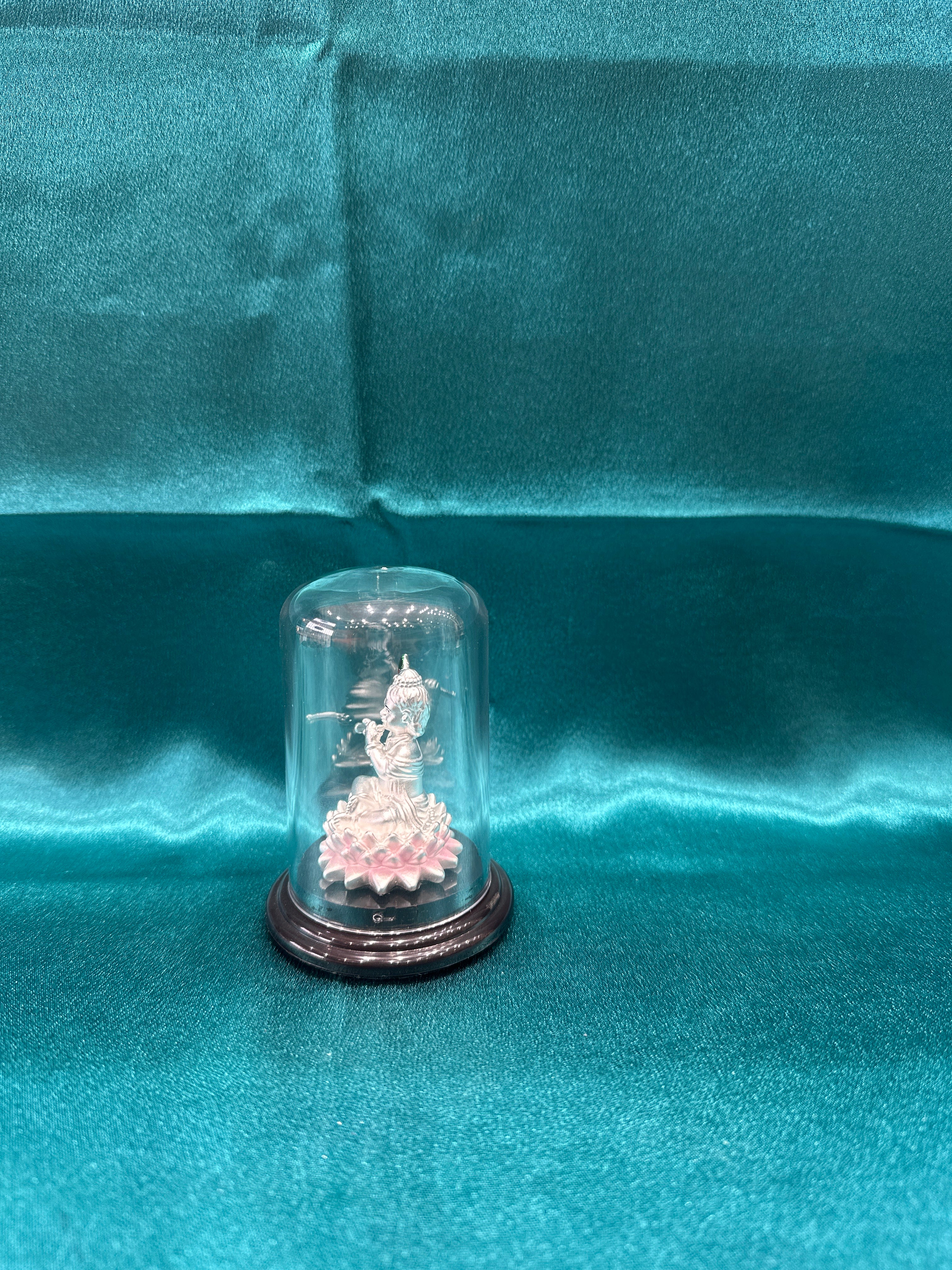 Pure Silver Krishna Ji Idol (Murti)