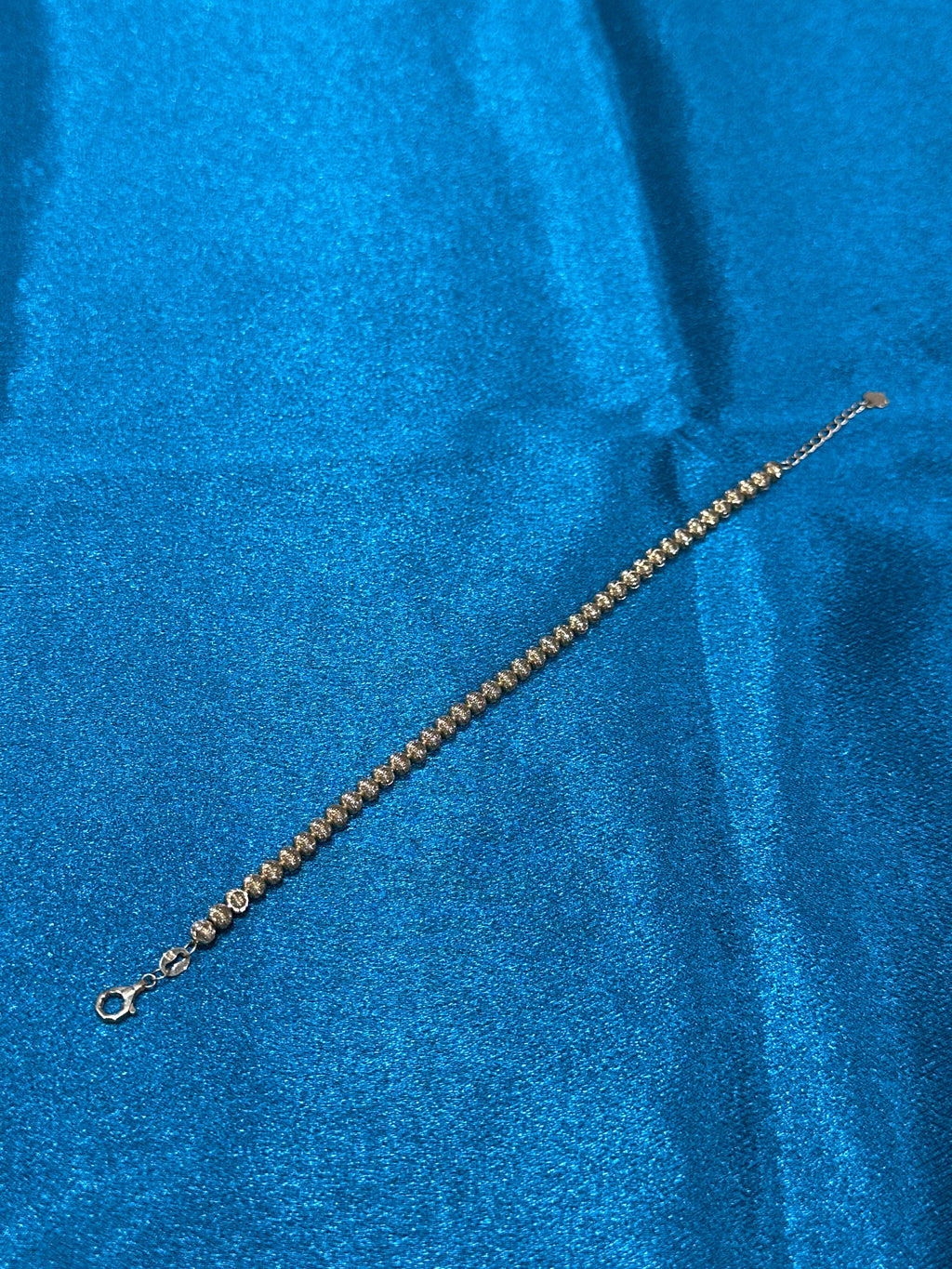 22K Gold Bracelet With High Shinning Ball Design