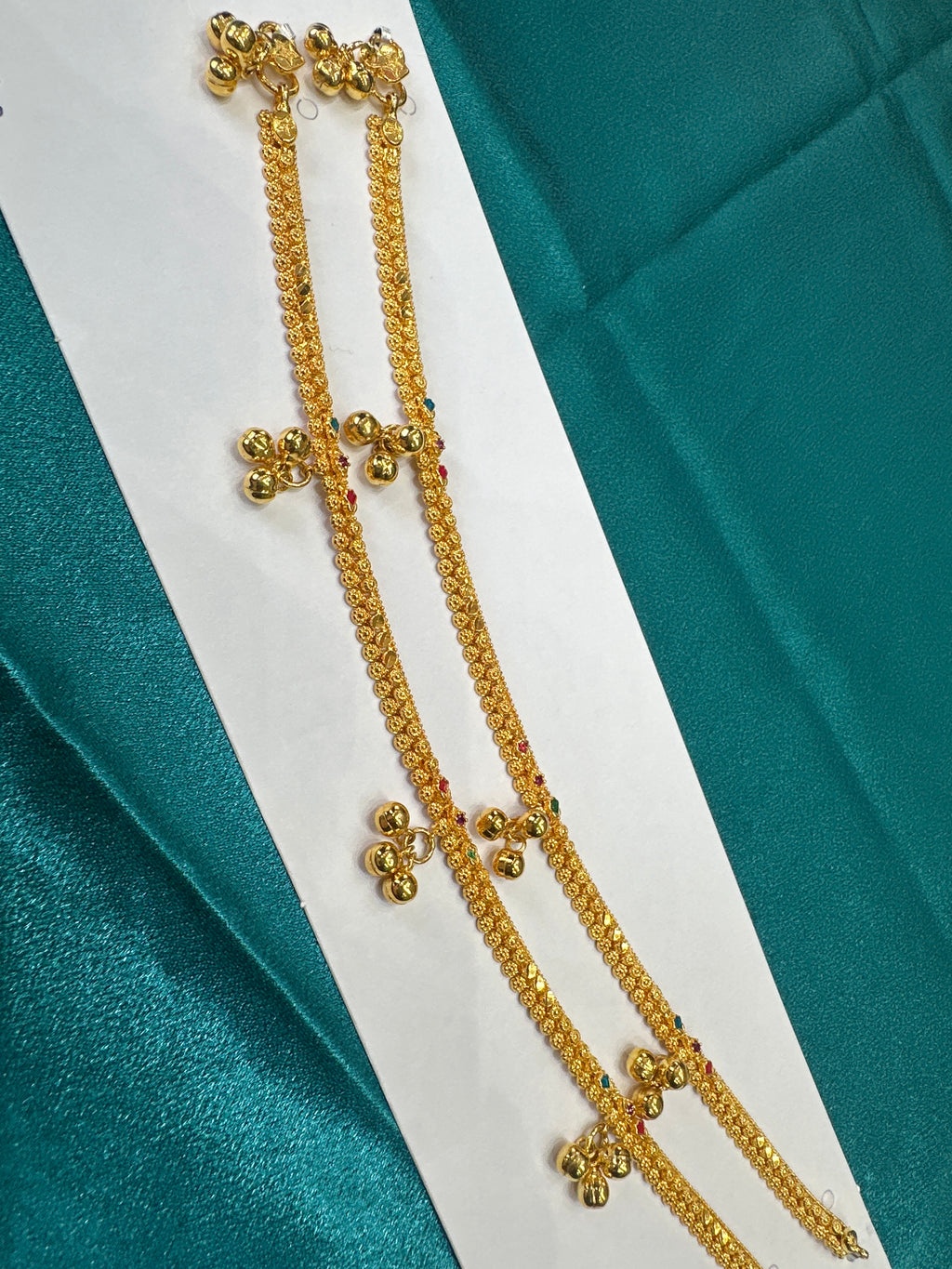 Women’s Fancy/Traditional Silver Gold plated Anklet