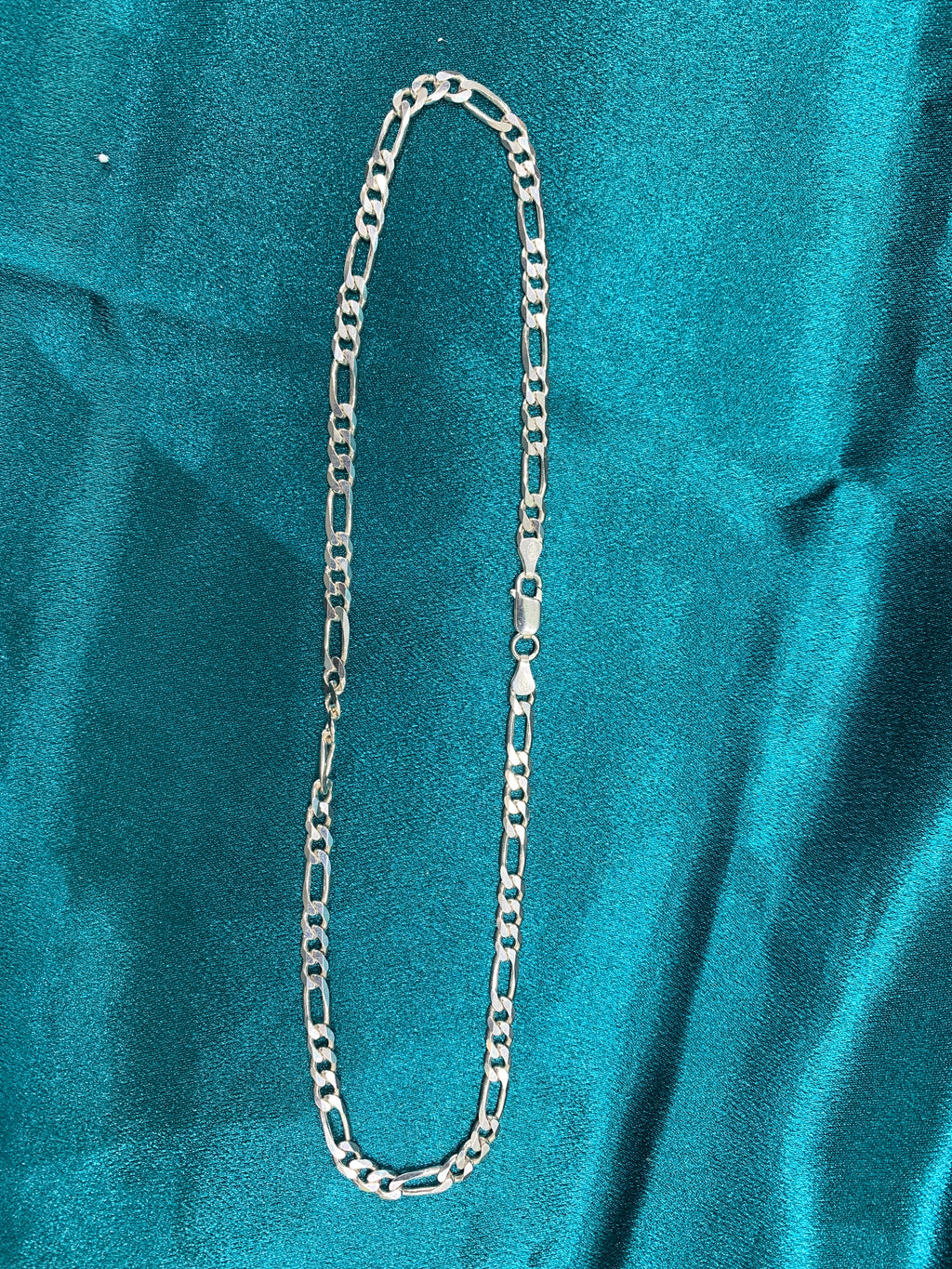 3.5 mm Figaro silver chain